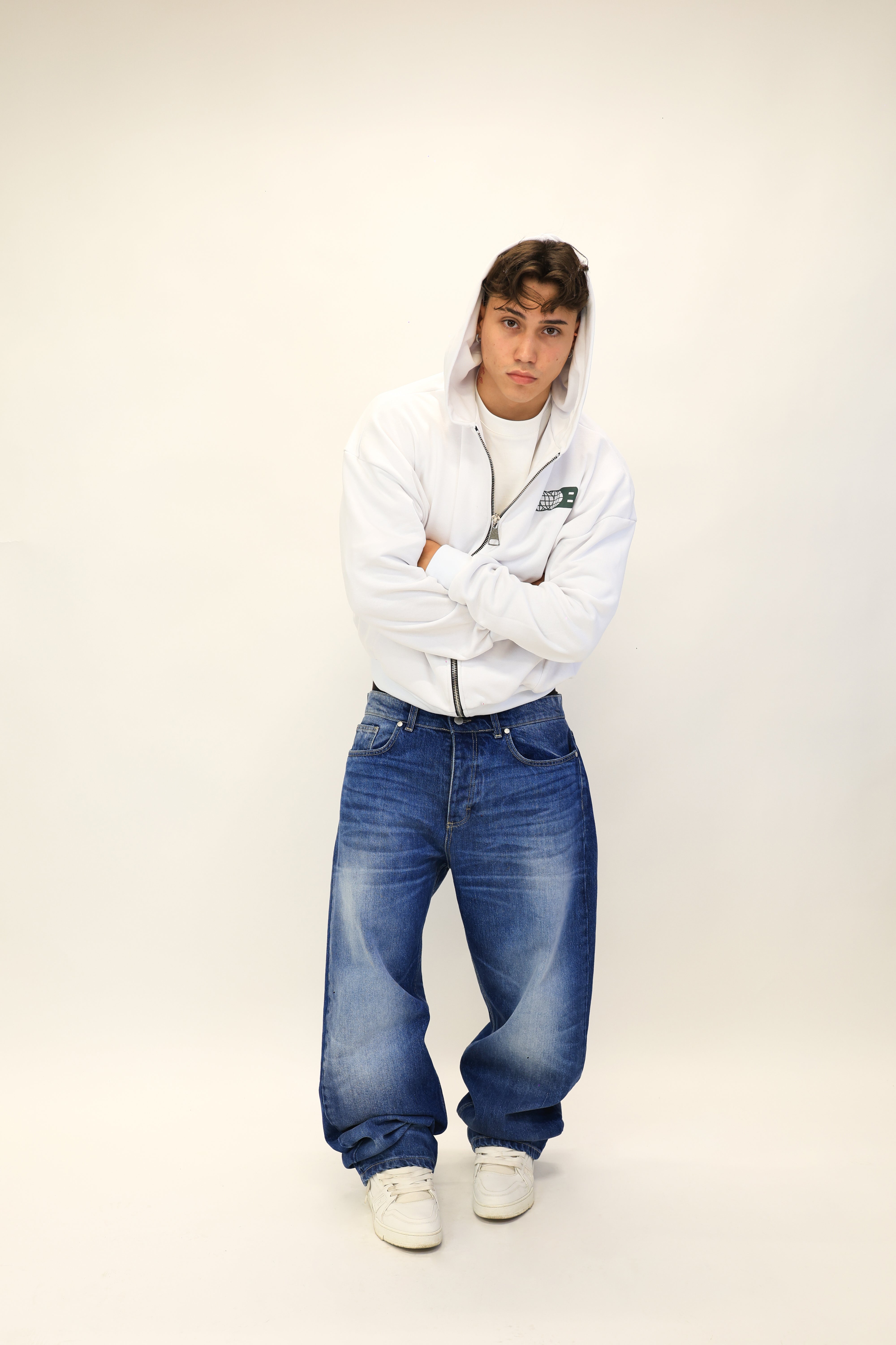 Hoodie Infinity B White