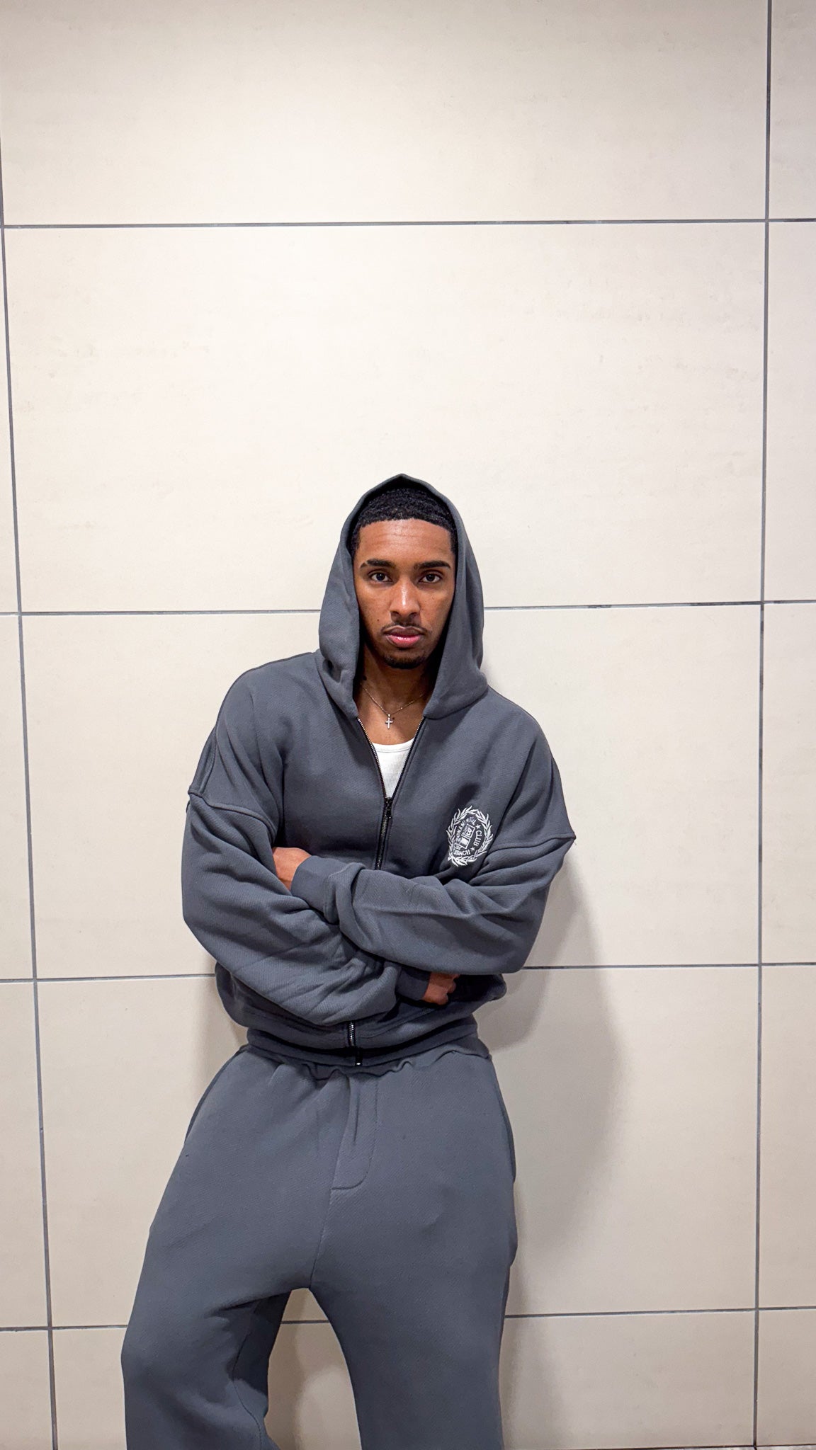 Tracksuit Soft Club Lead Grey