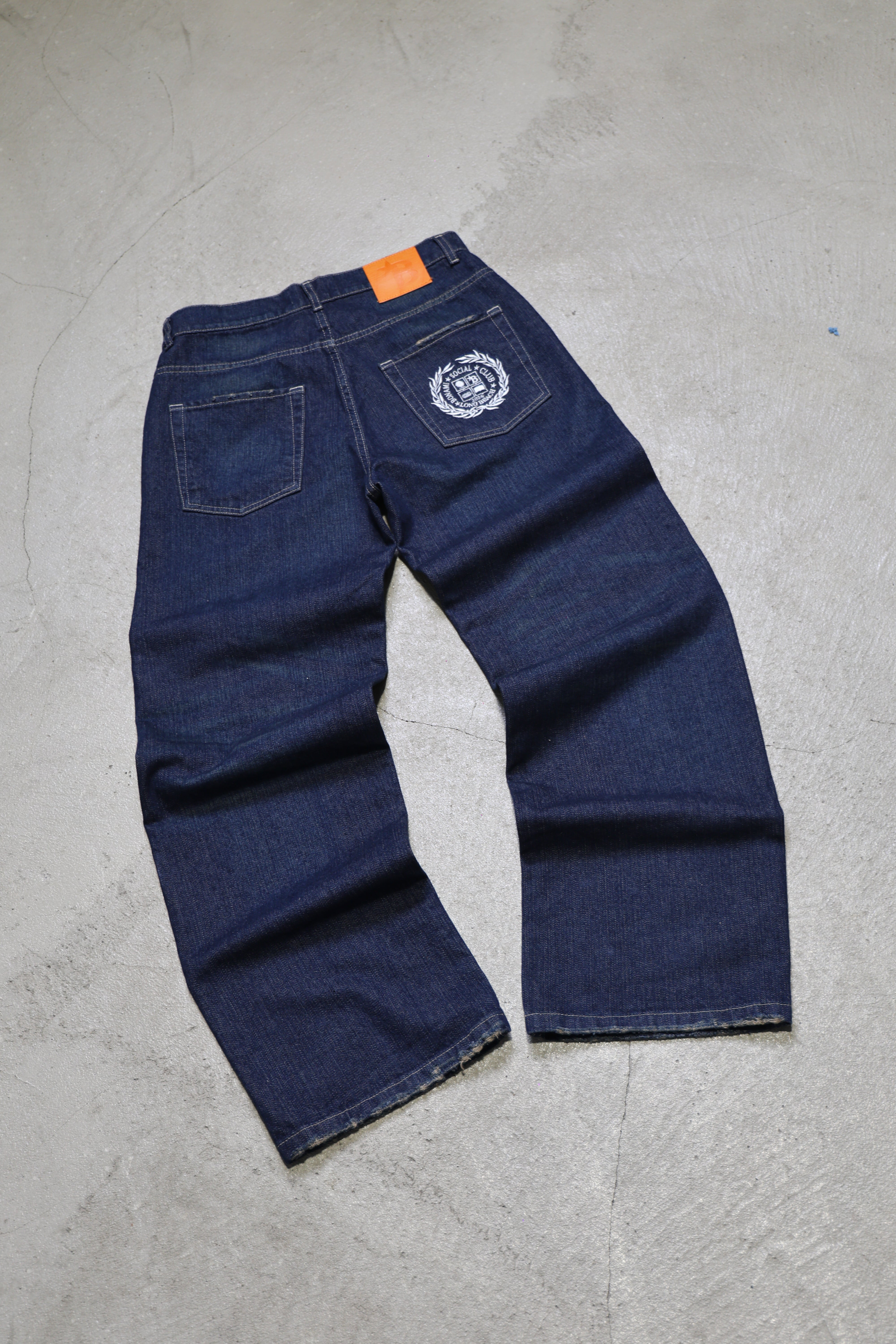Jeans Flamed Blue