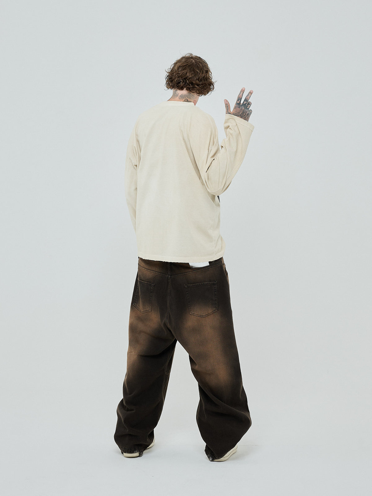 Denim Balloon Brown