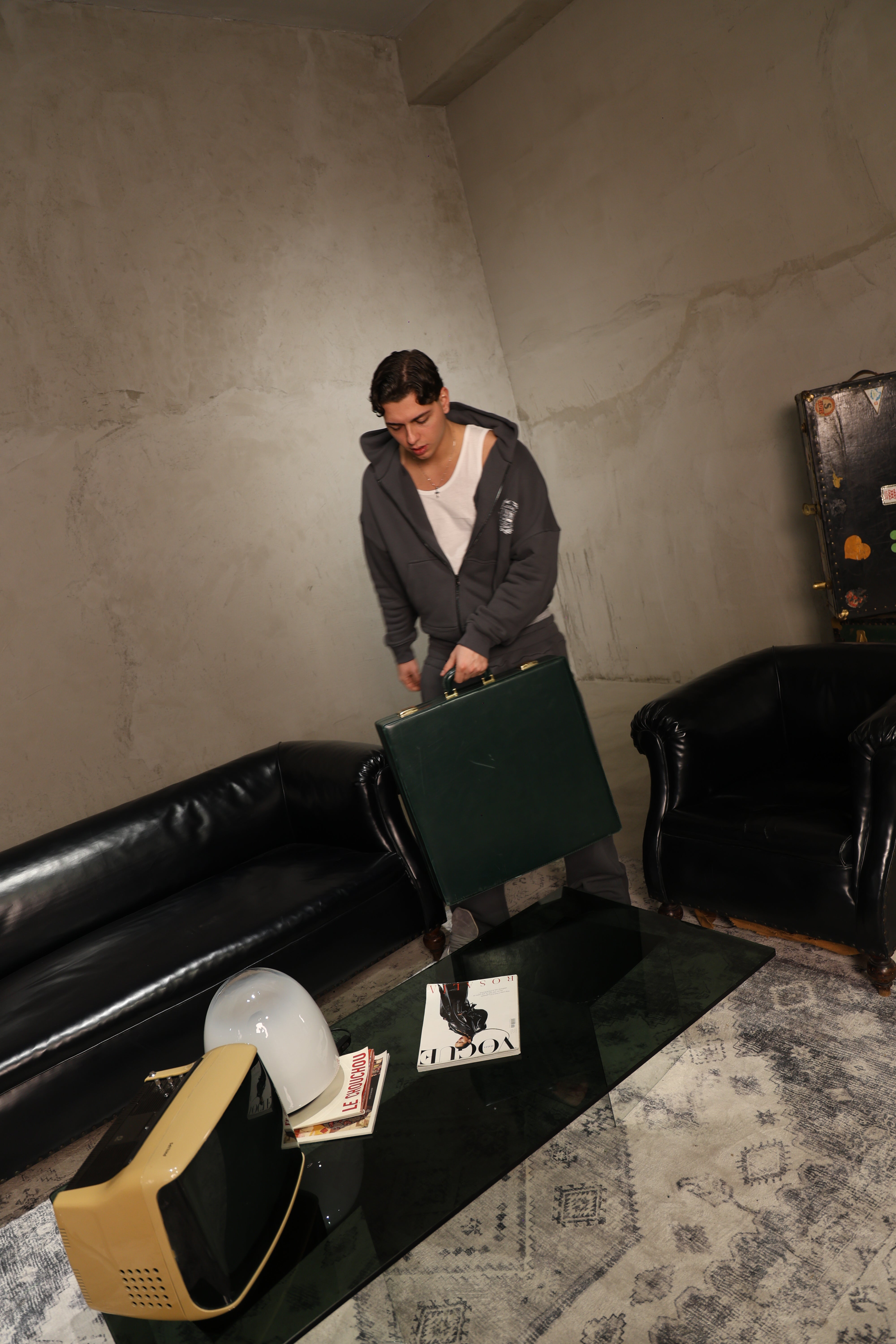 Tracksuit Soft Club Lead Grey