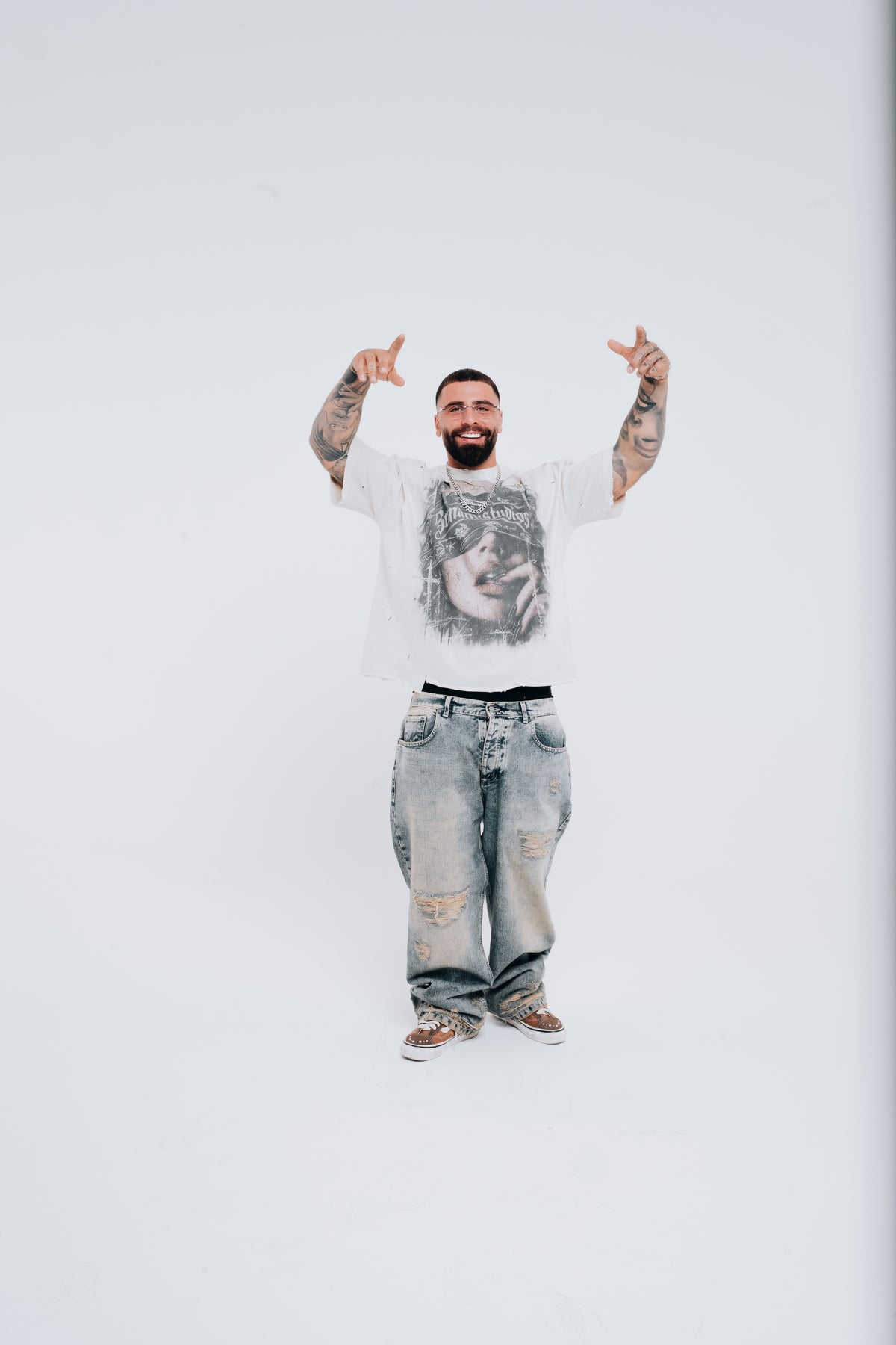 Lost Angel Tee Off White