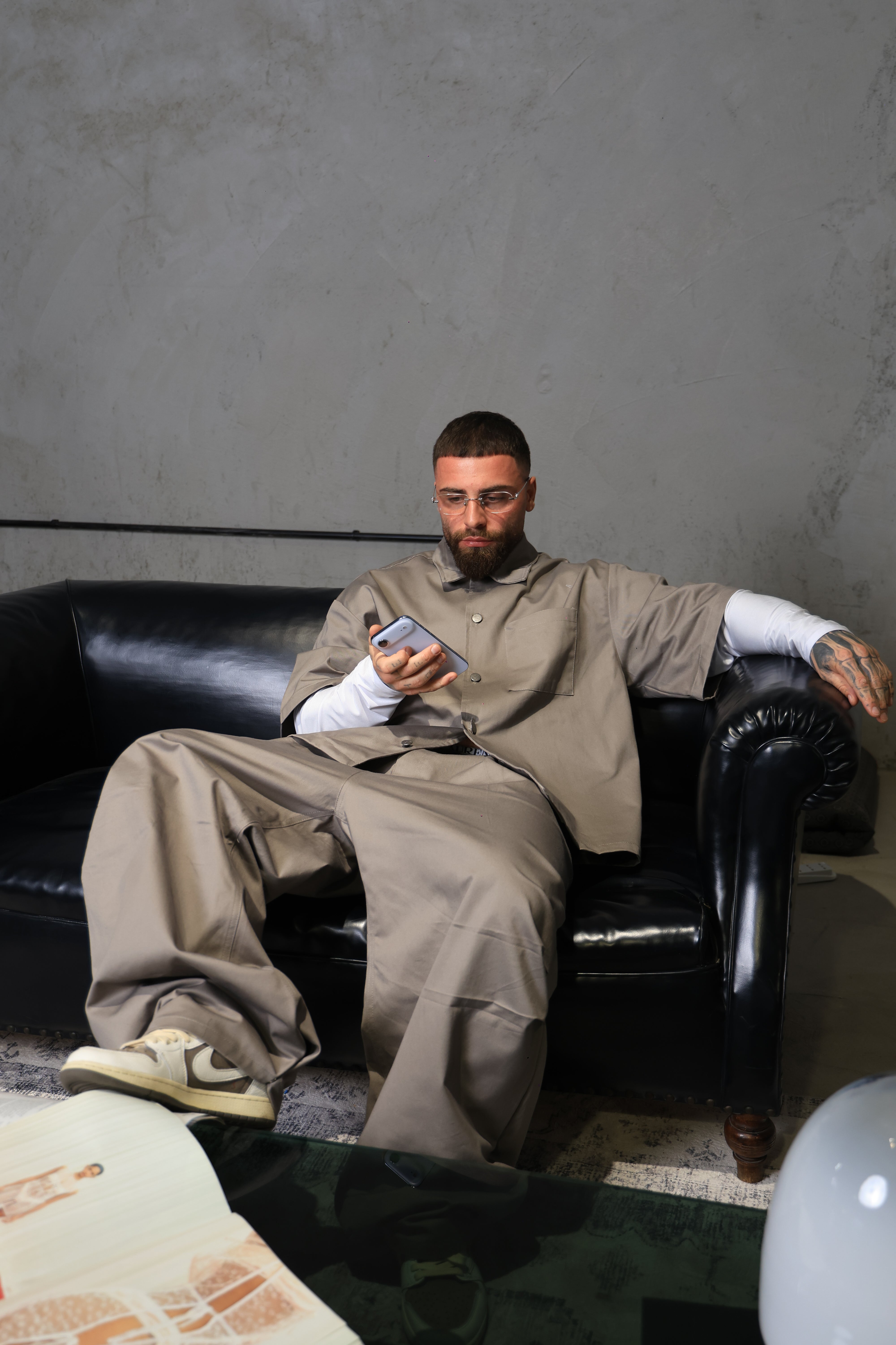 Bouncer Suit Lead Grey