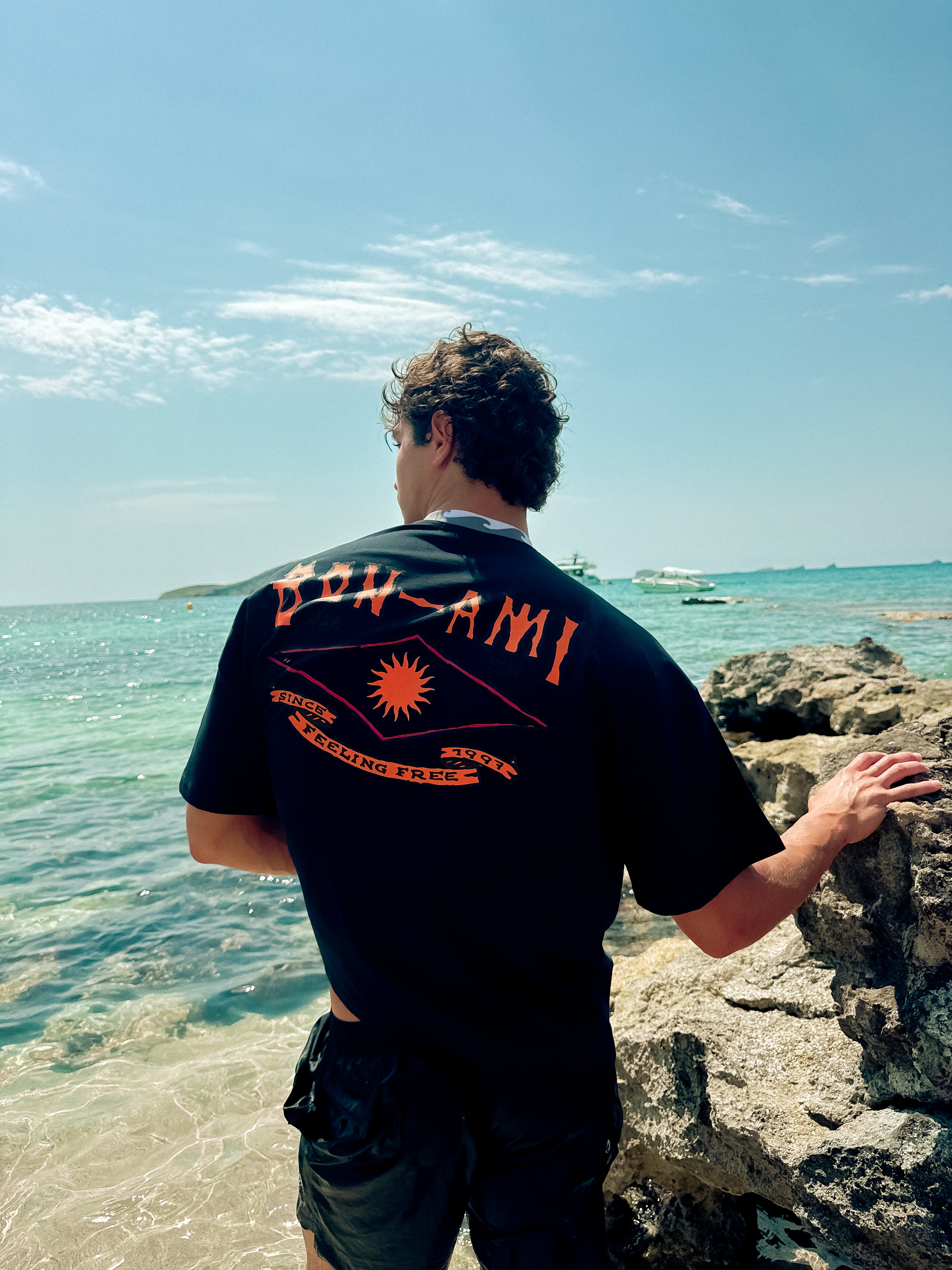 T-shirt Feeling Free Blue