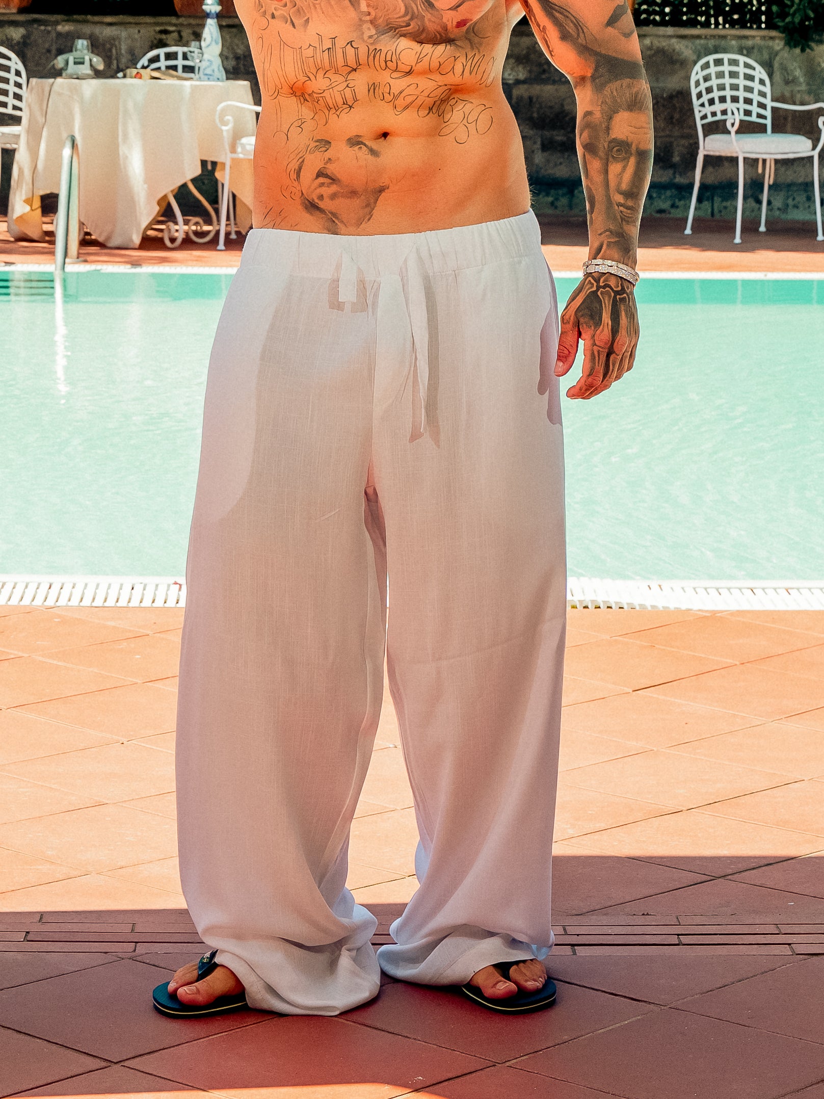 Pant Zefiro White