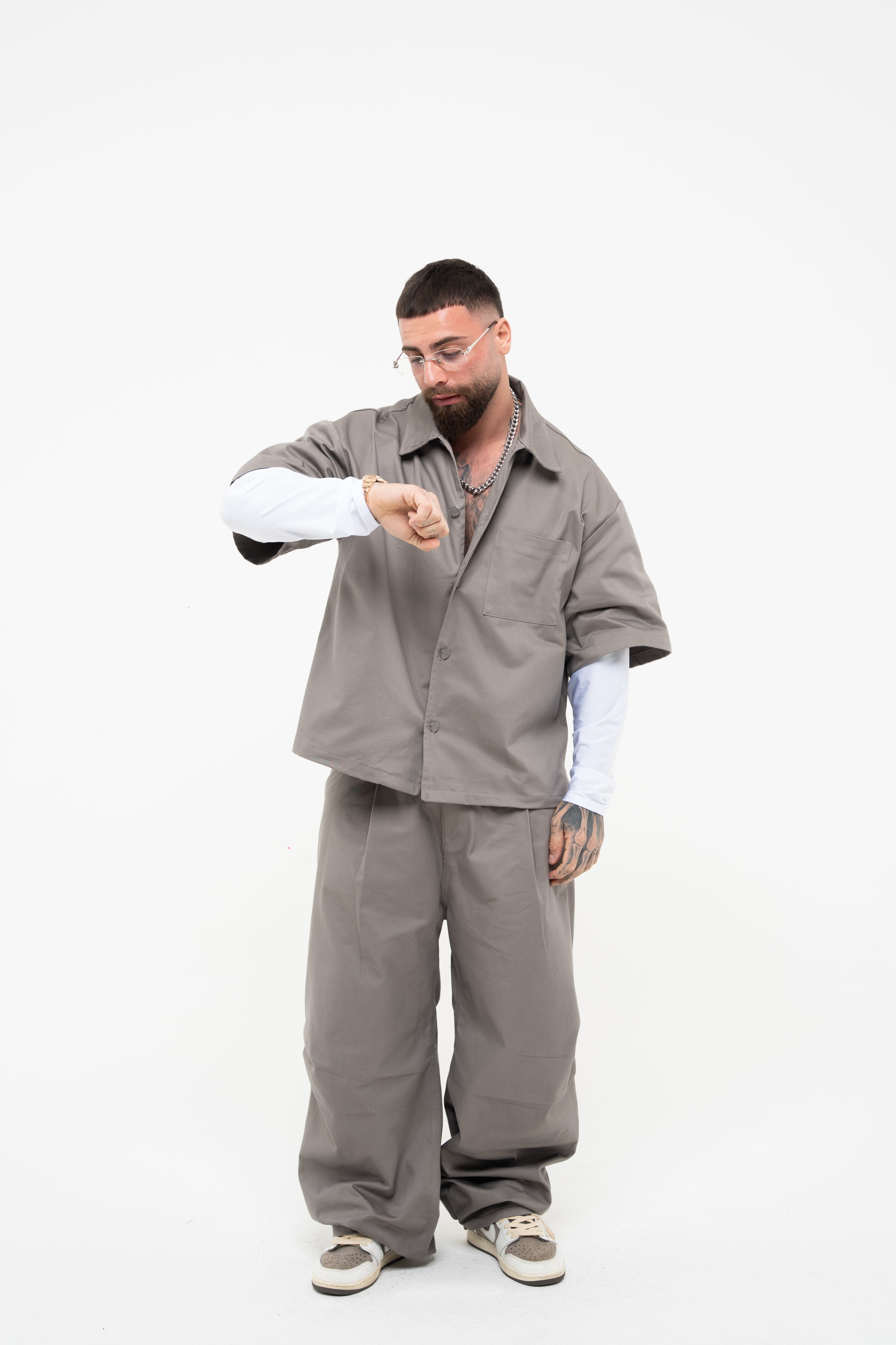 Bouncer Suit Lead Grey