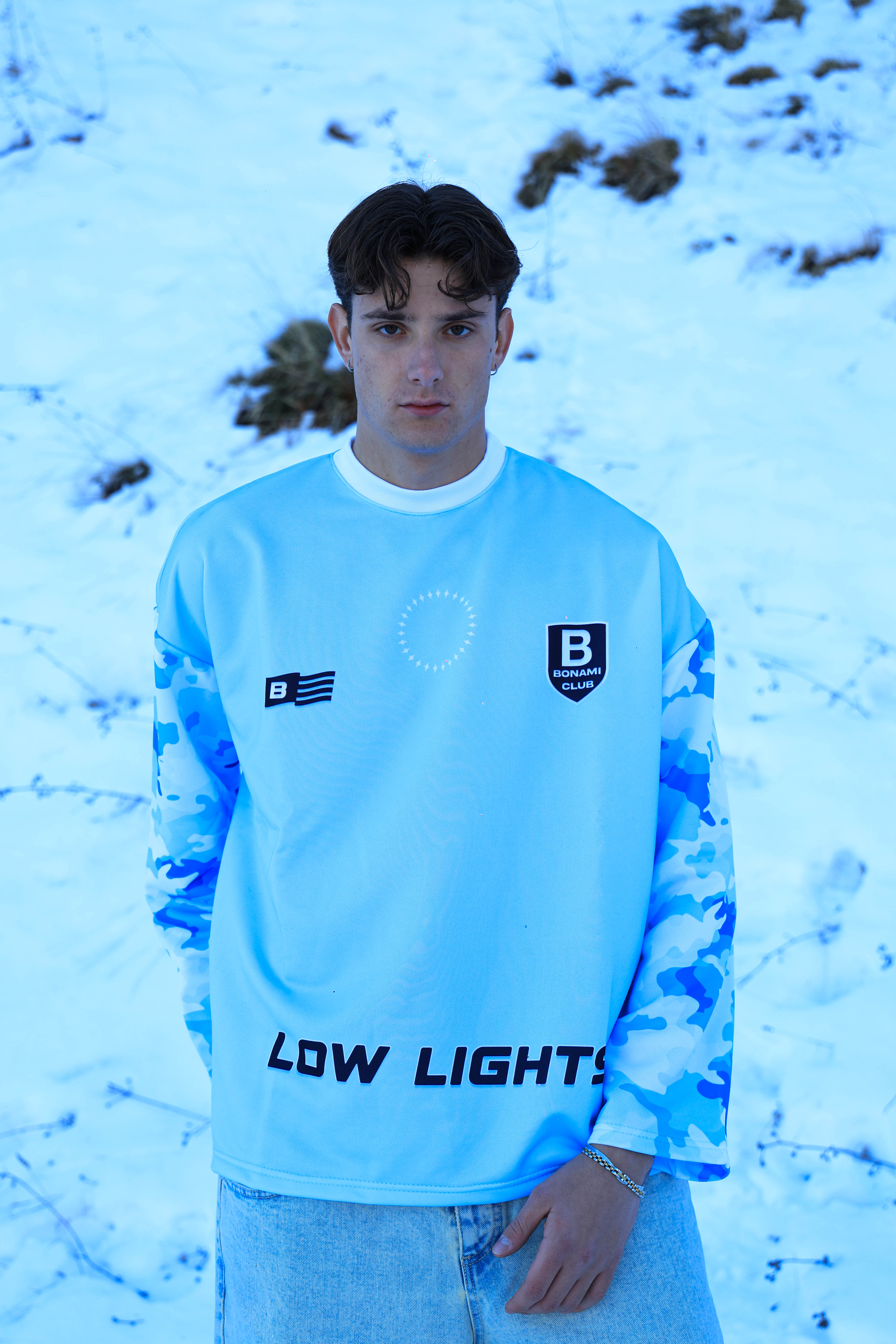 Long Sleeves Camo Club Sky