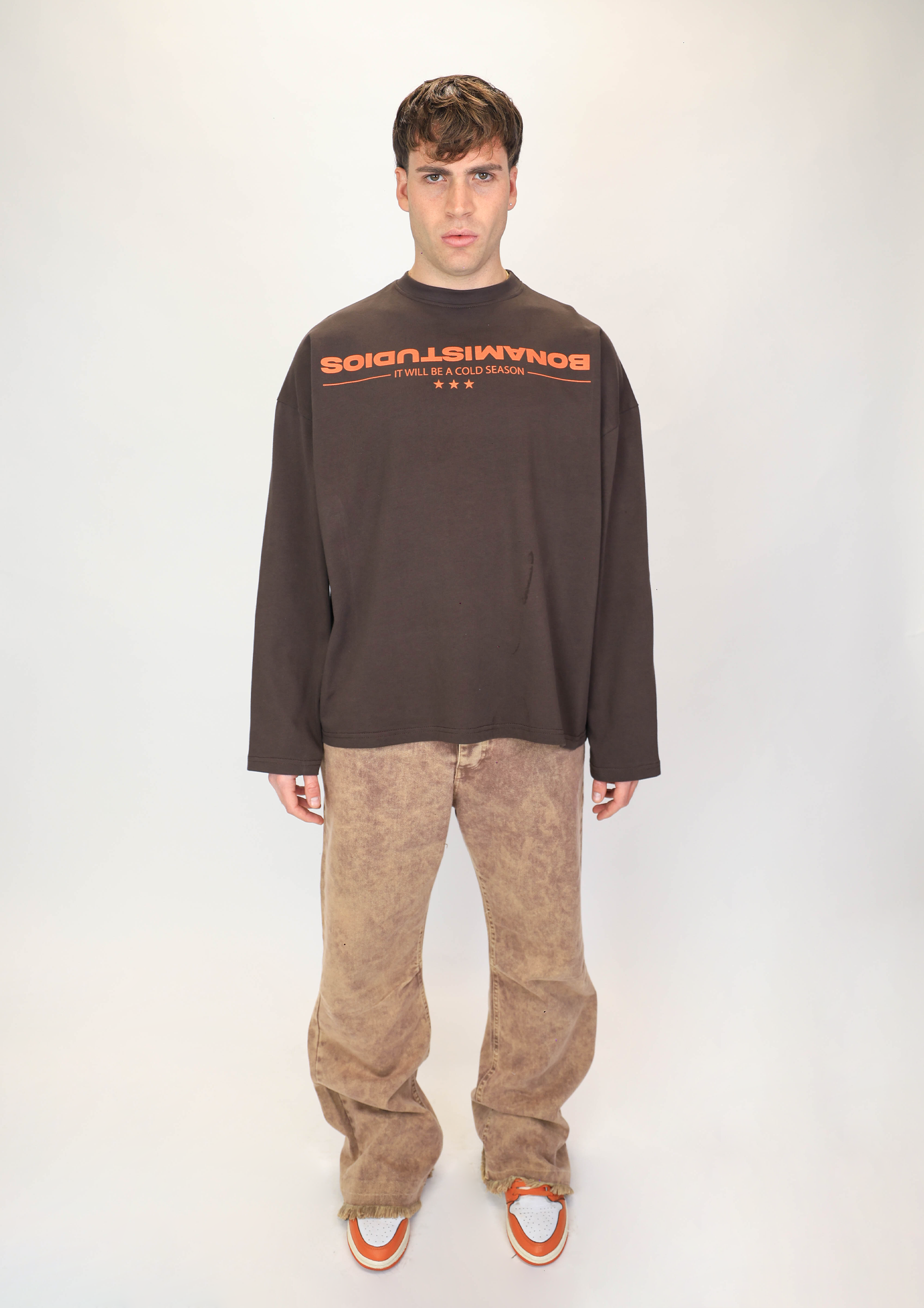 Long Sleeves Limited B Brown