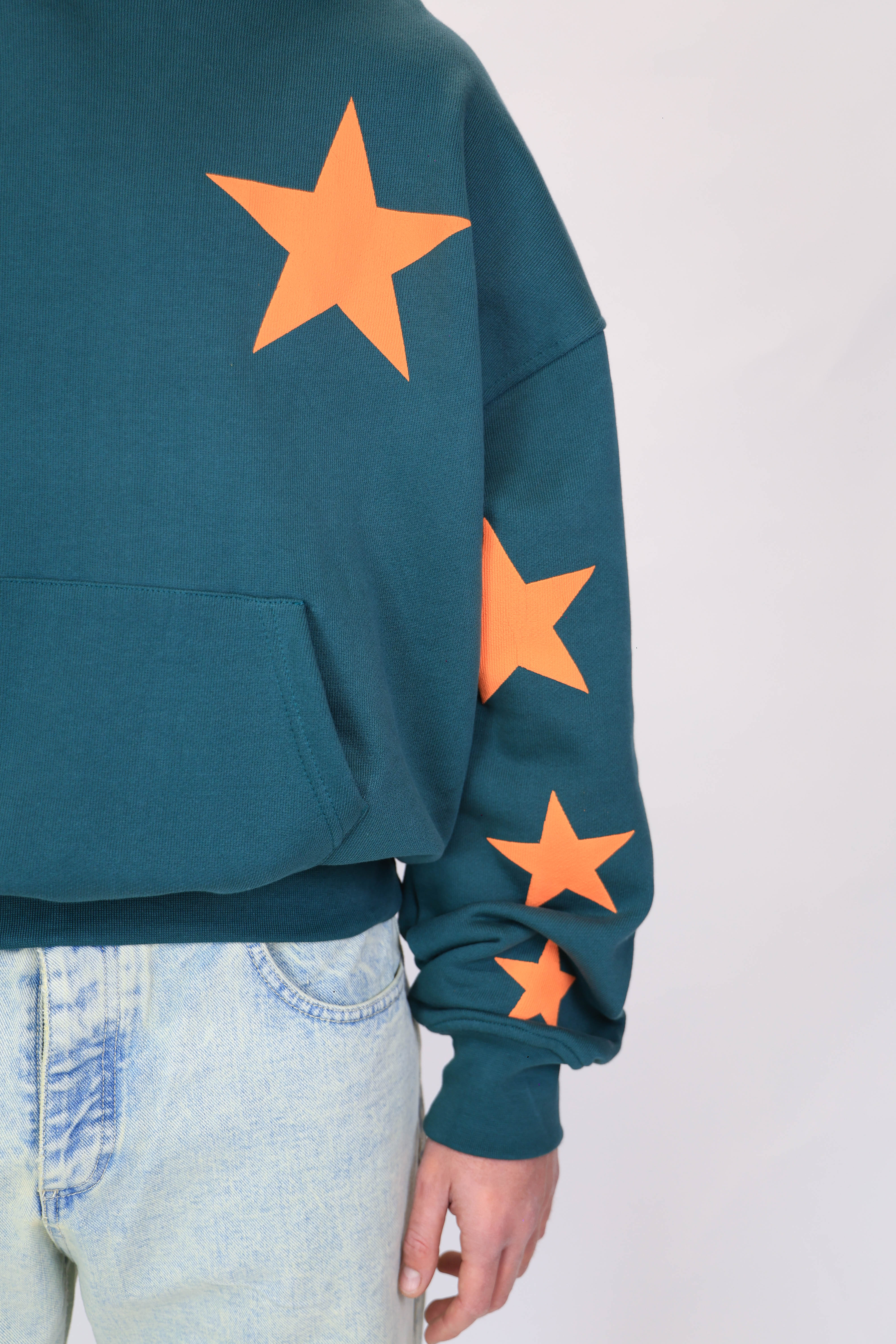 Hoodie Super Star Green