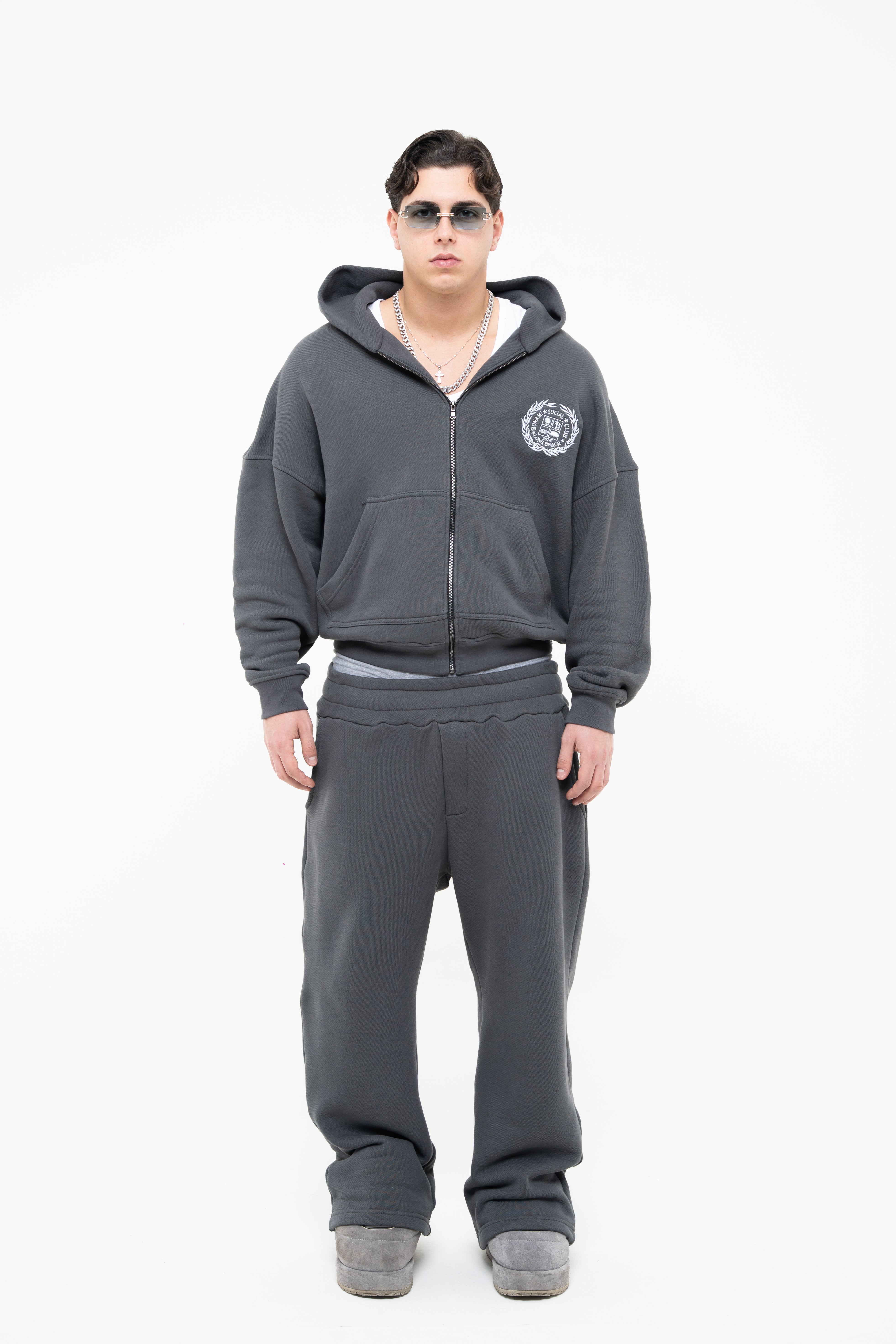 Tracksuit Soft Club Lead Grey