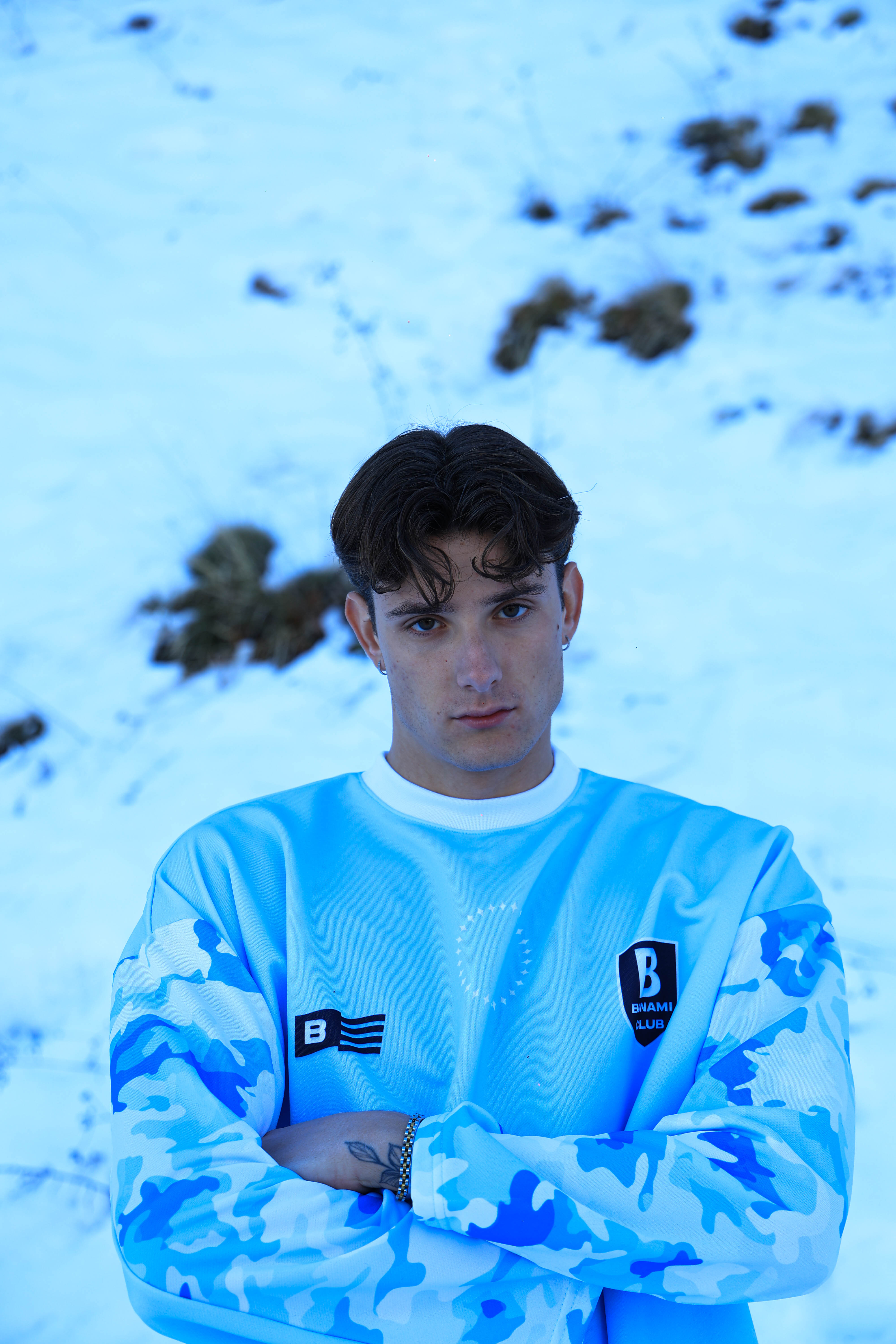 Long Sleeves Camo Club Sky