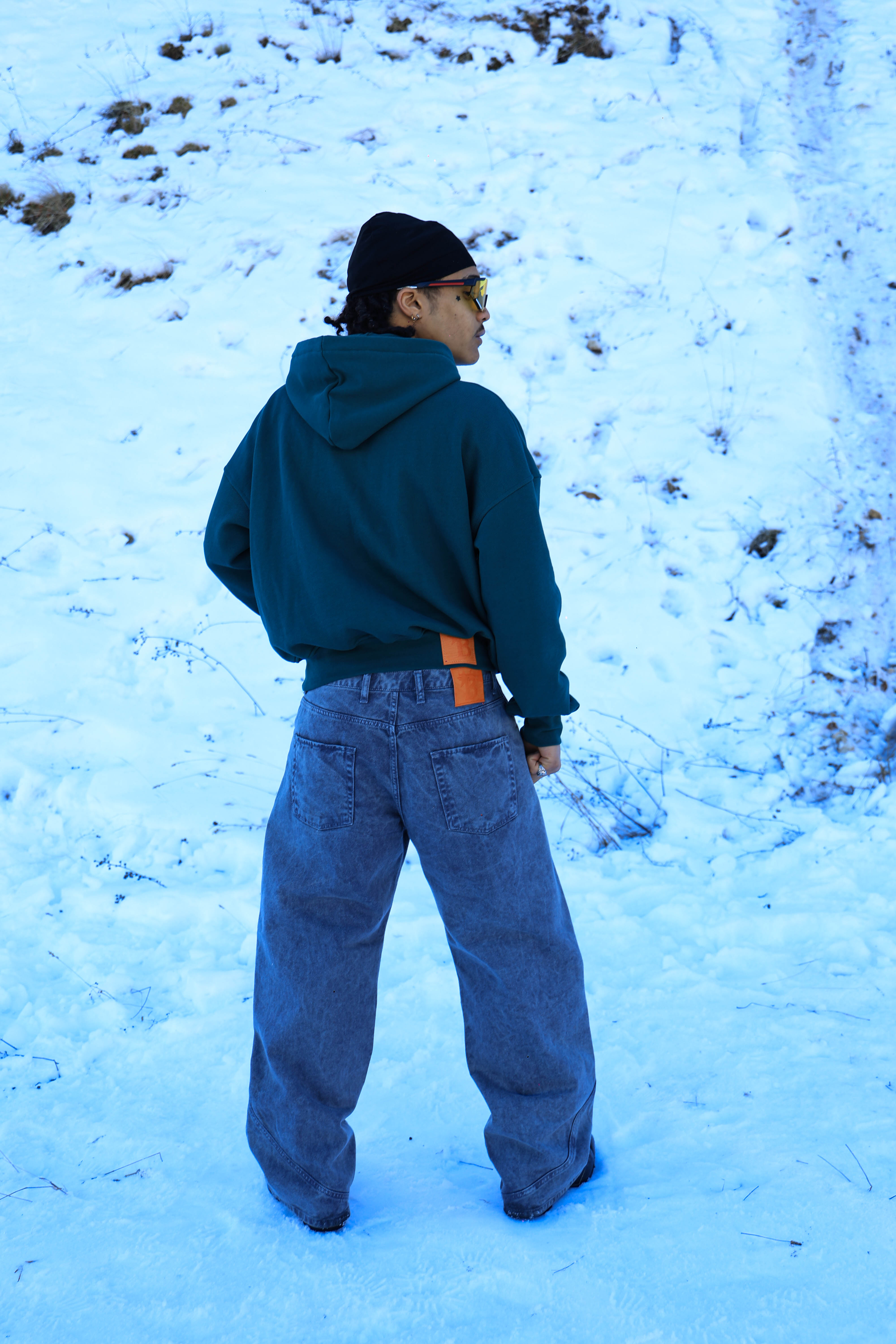 Hoodie Military Area Green