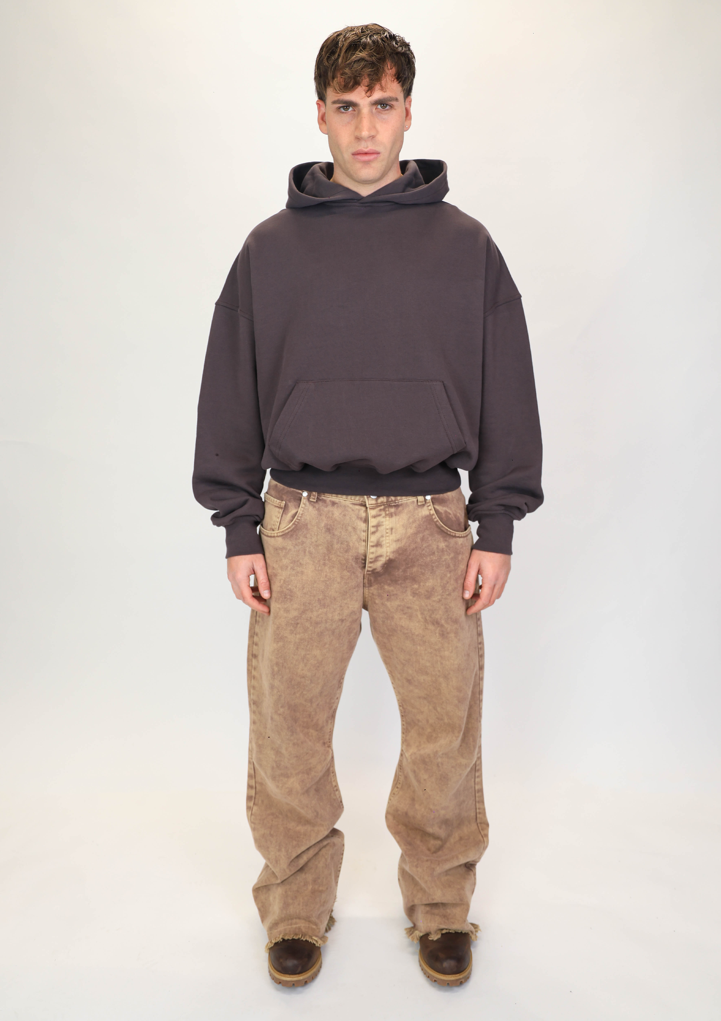 Hoodie Fallen Desire Brown