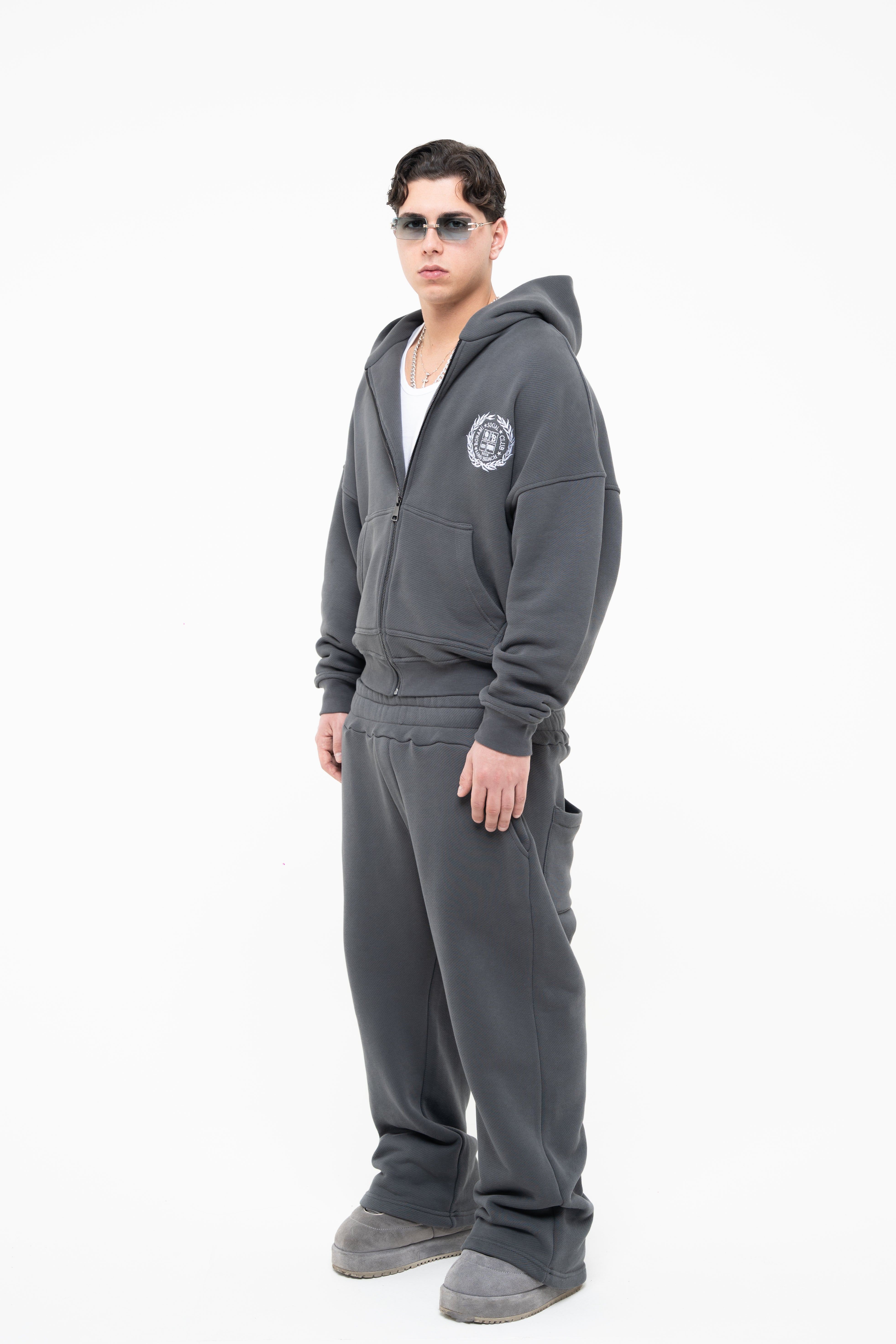Tracksuit Soft Club Lead Grey
