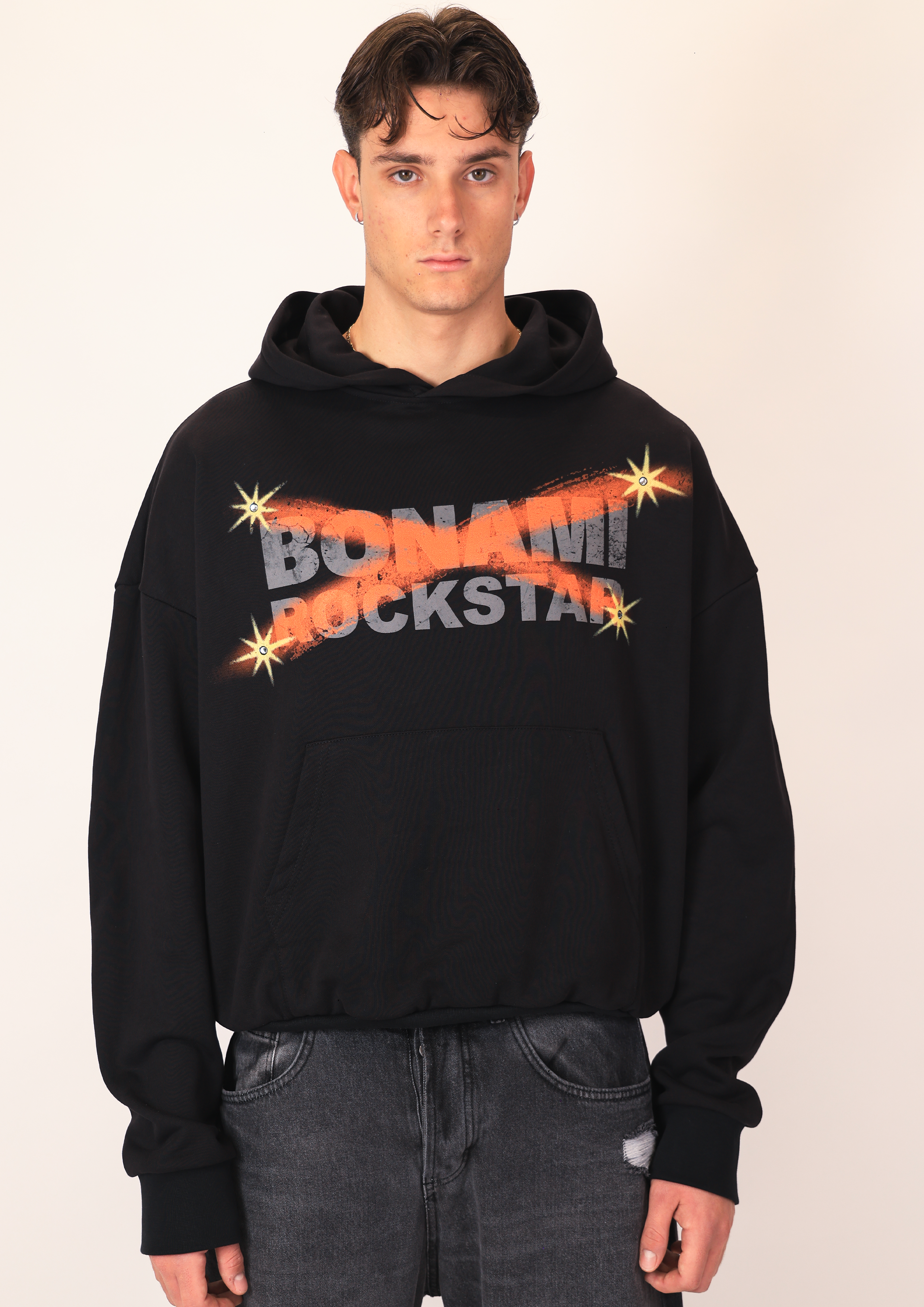 Hoodie Rockstar Black