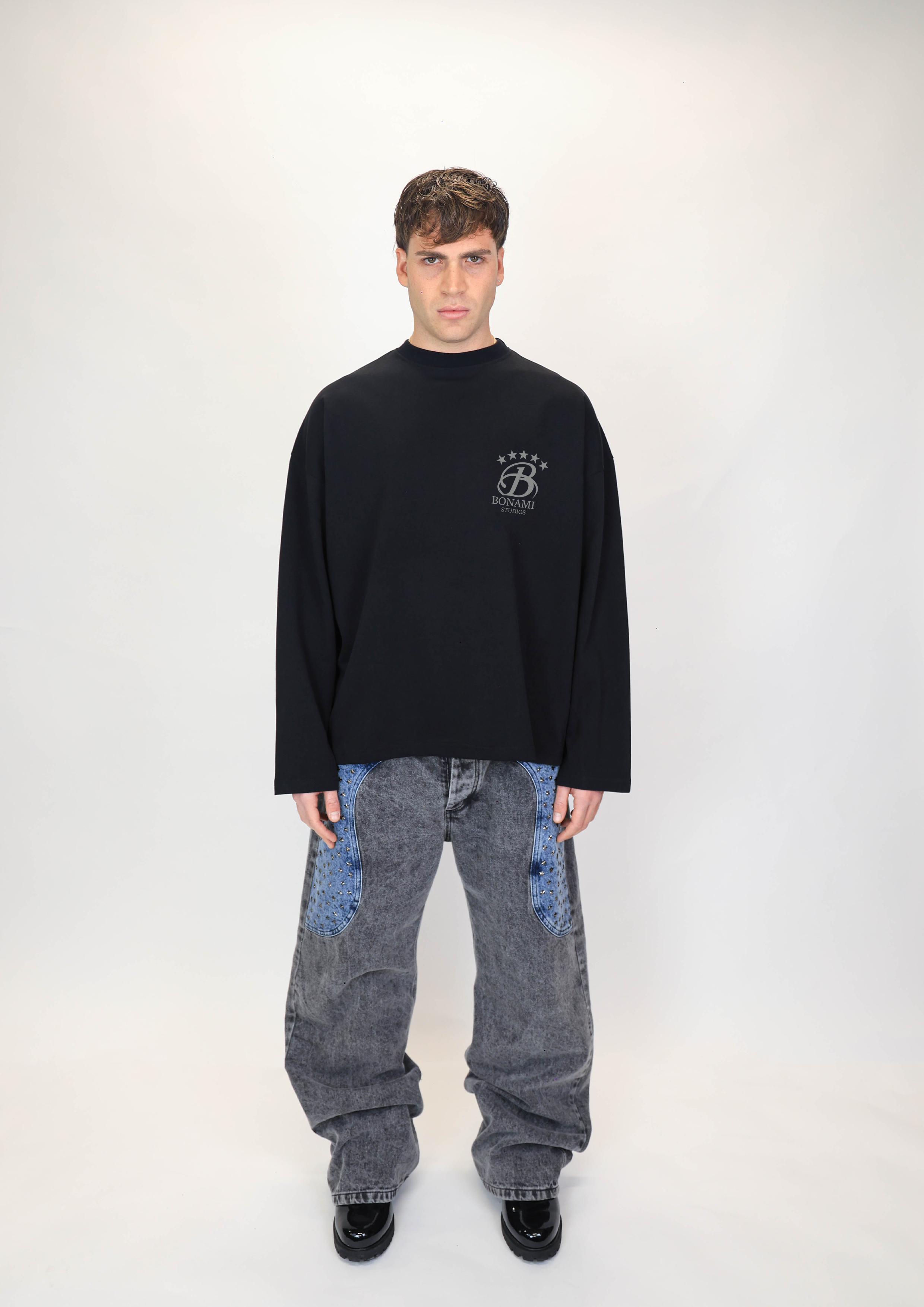 Long Sleeves B Star Black