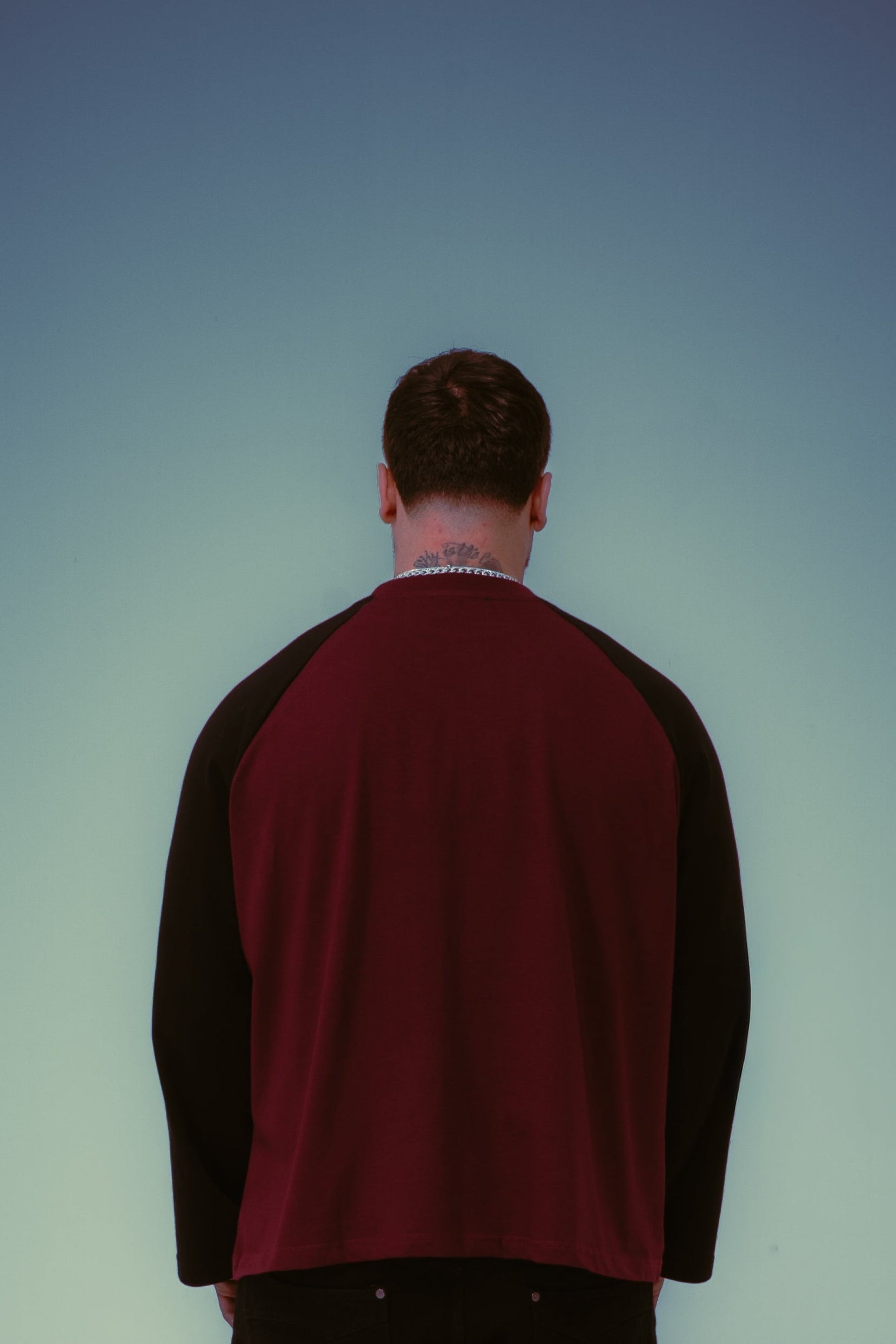 Long Sleeves Chain Bordeaux
