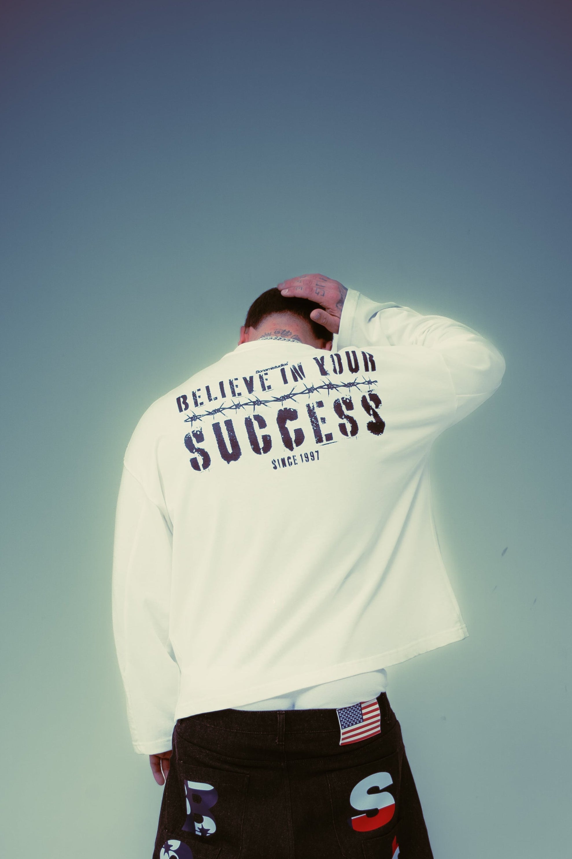 Long Sleeves One Year White