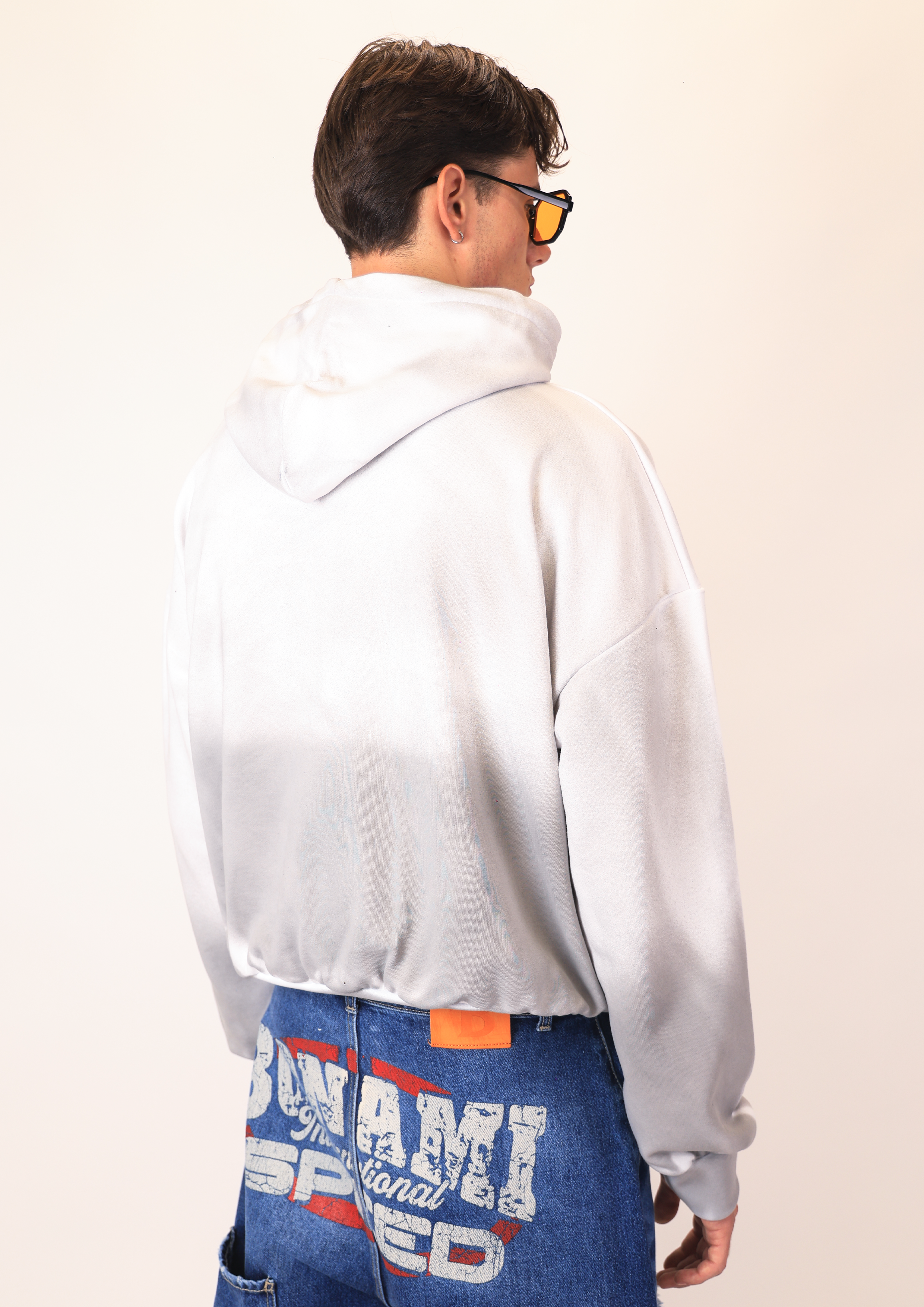 Hoodie Rockstar White