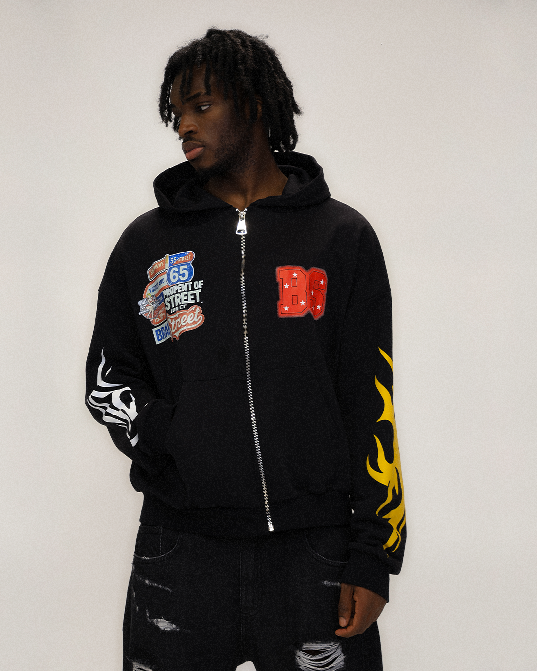 Hoodie BS Street Black