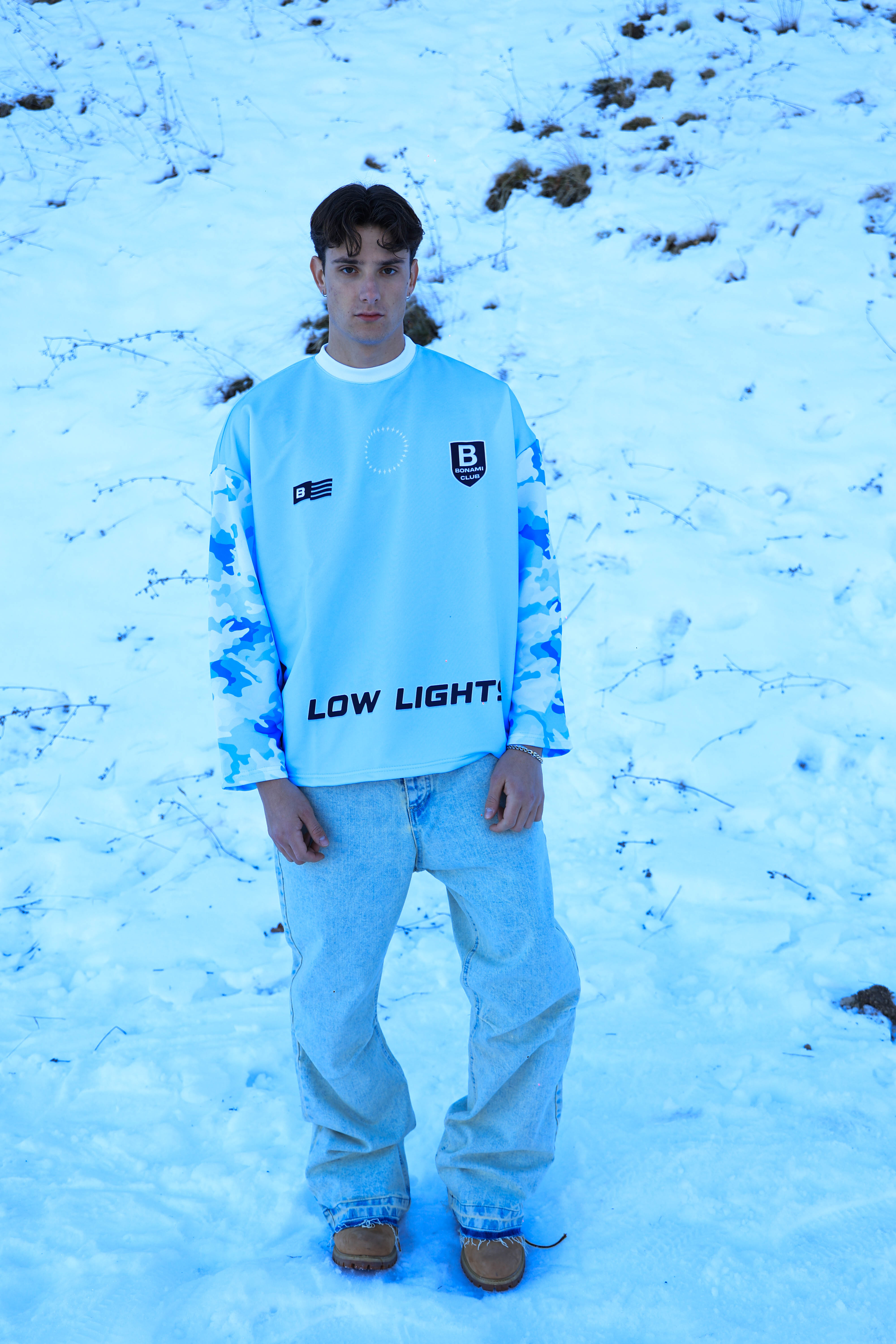 Long Sleeves Camo Club Sky