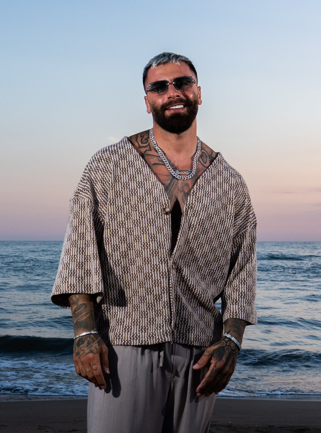Cardigan Archive Beige