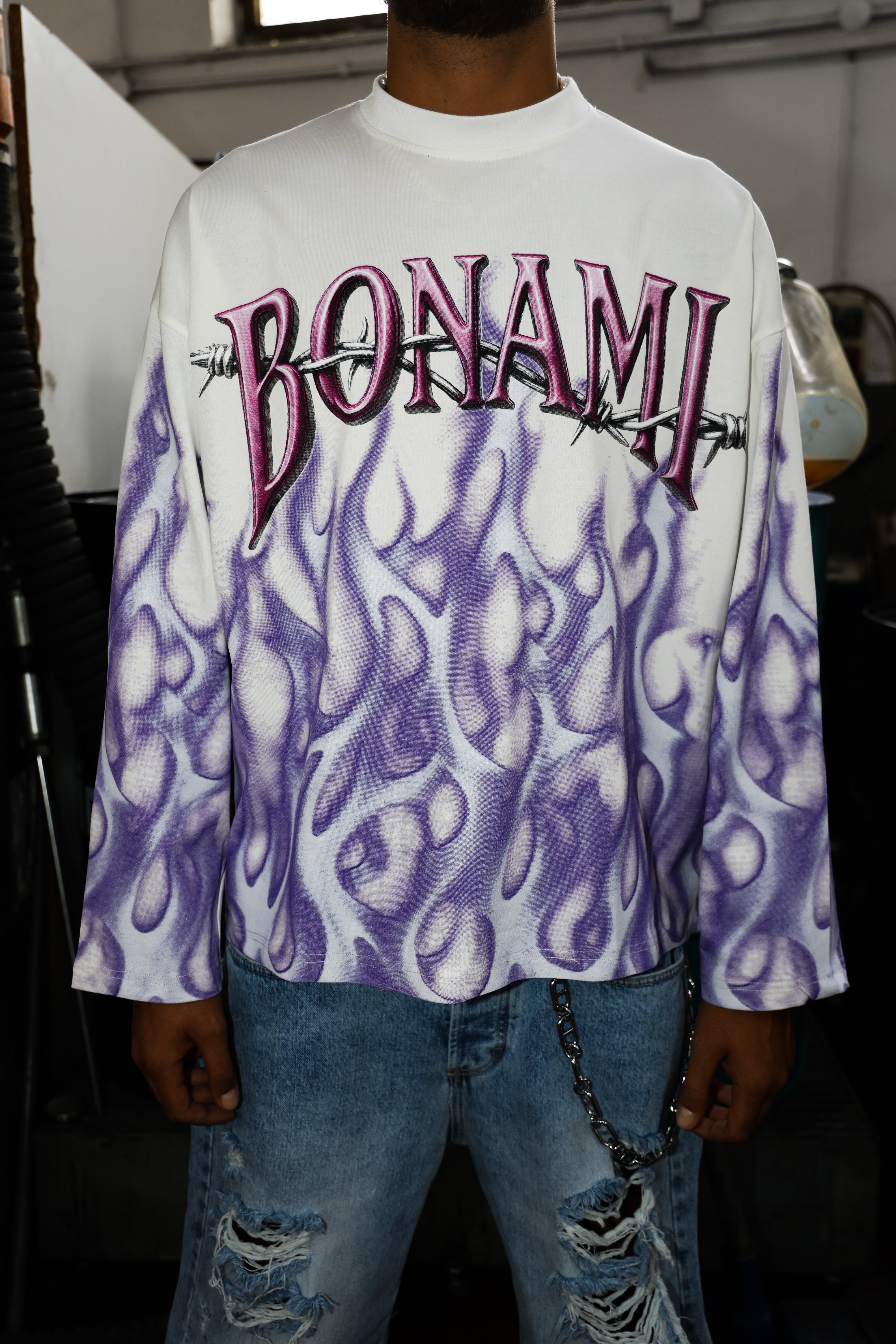 Long Sleeves Pyro White