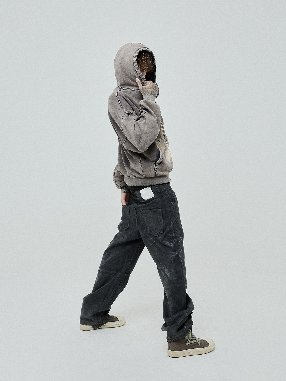 Hoodie Burning Desire Black