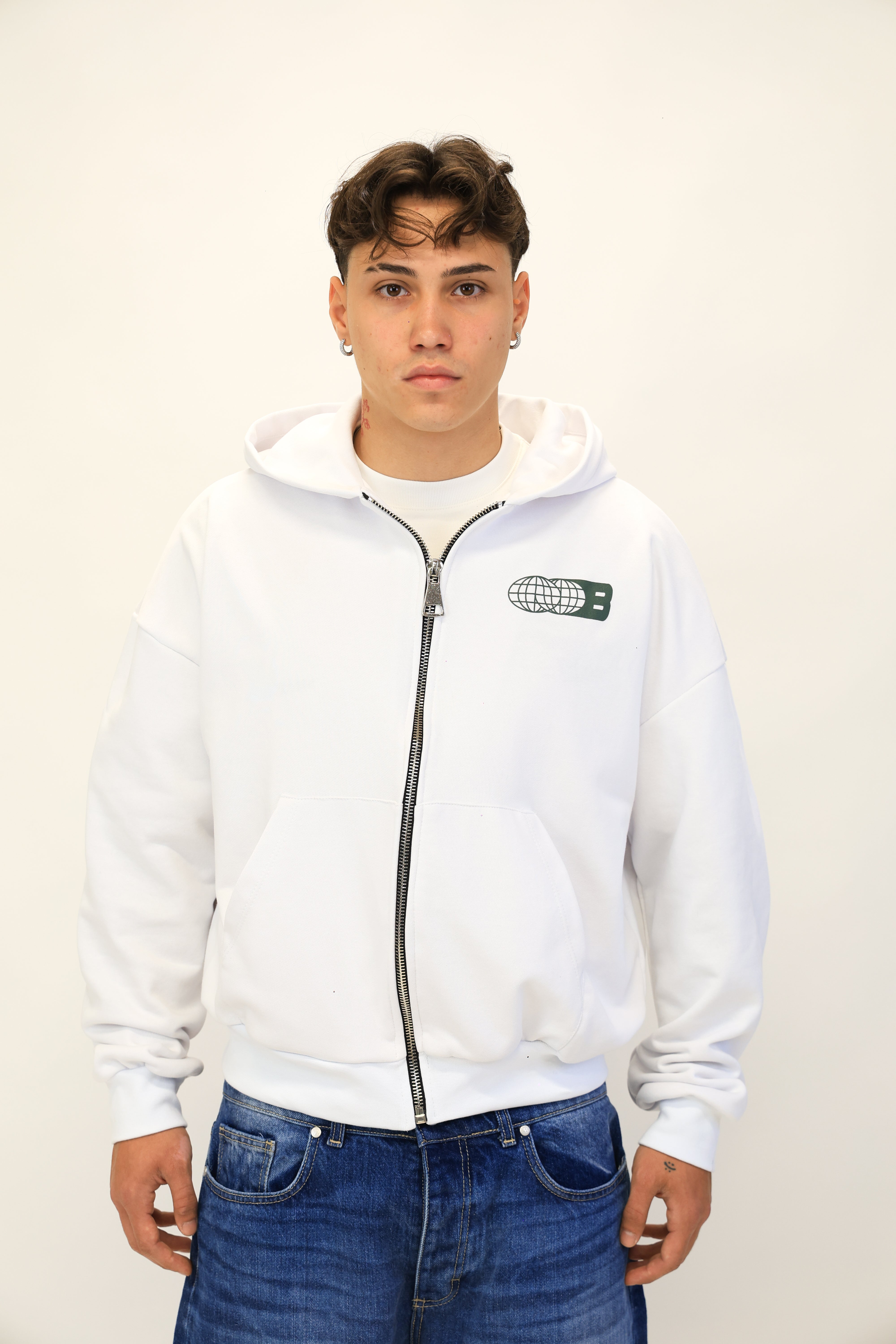 Hoodie Infinity B White