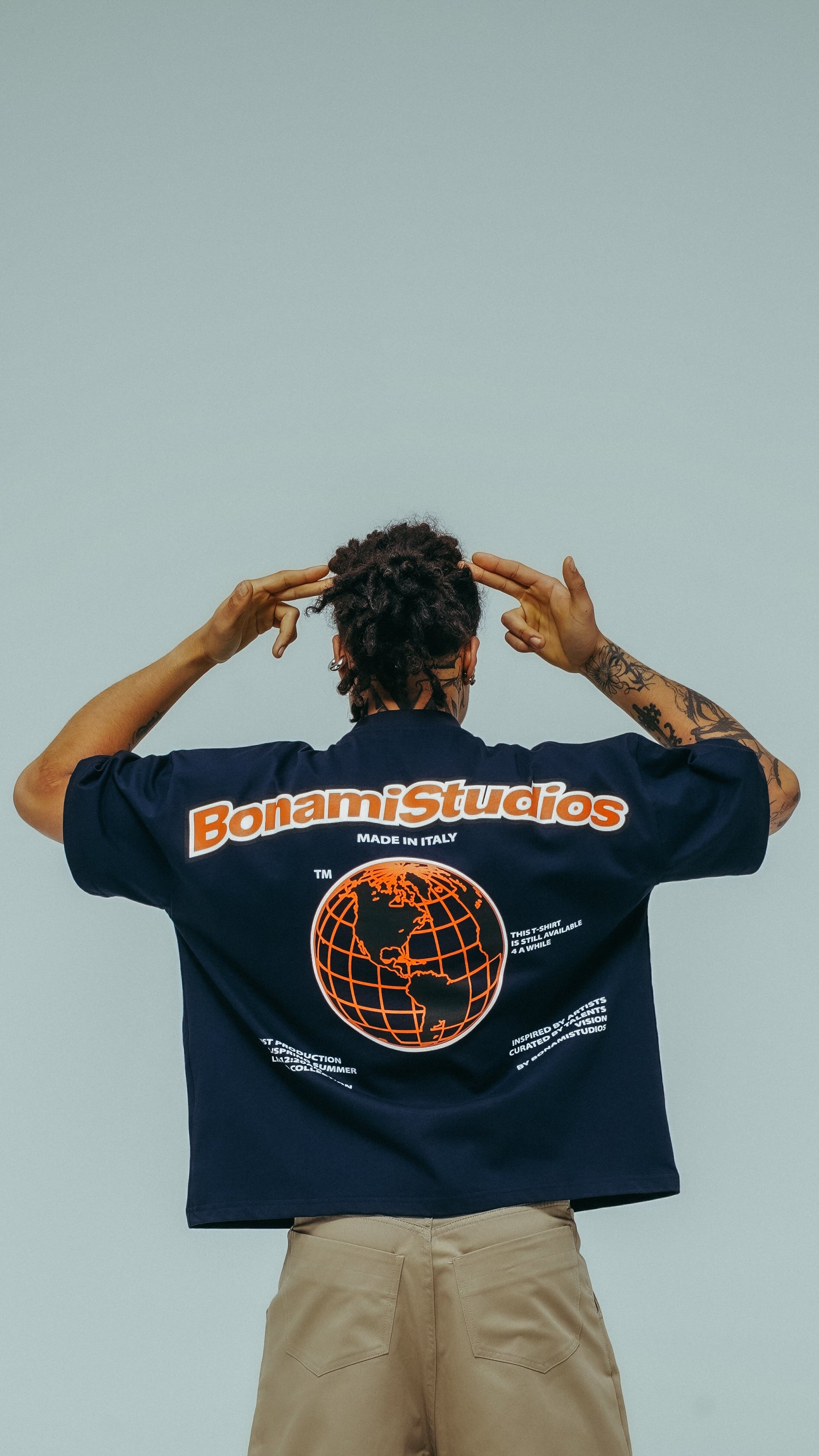 T-shirt Global Route Blue