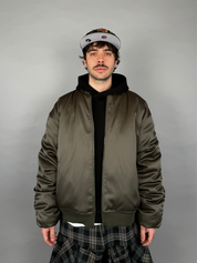 Bomber Drap Verde