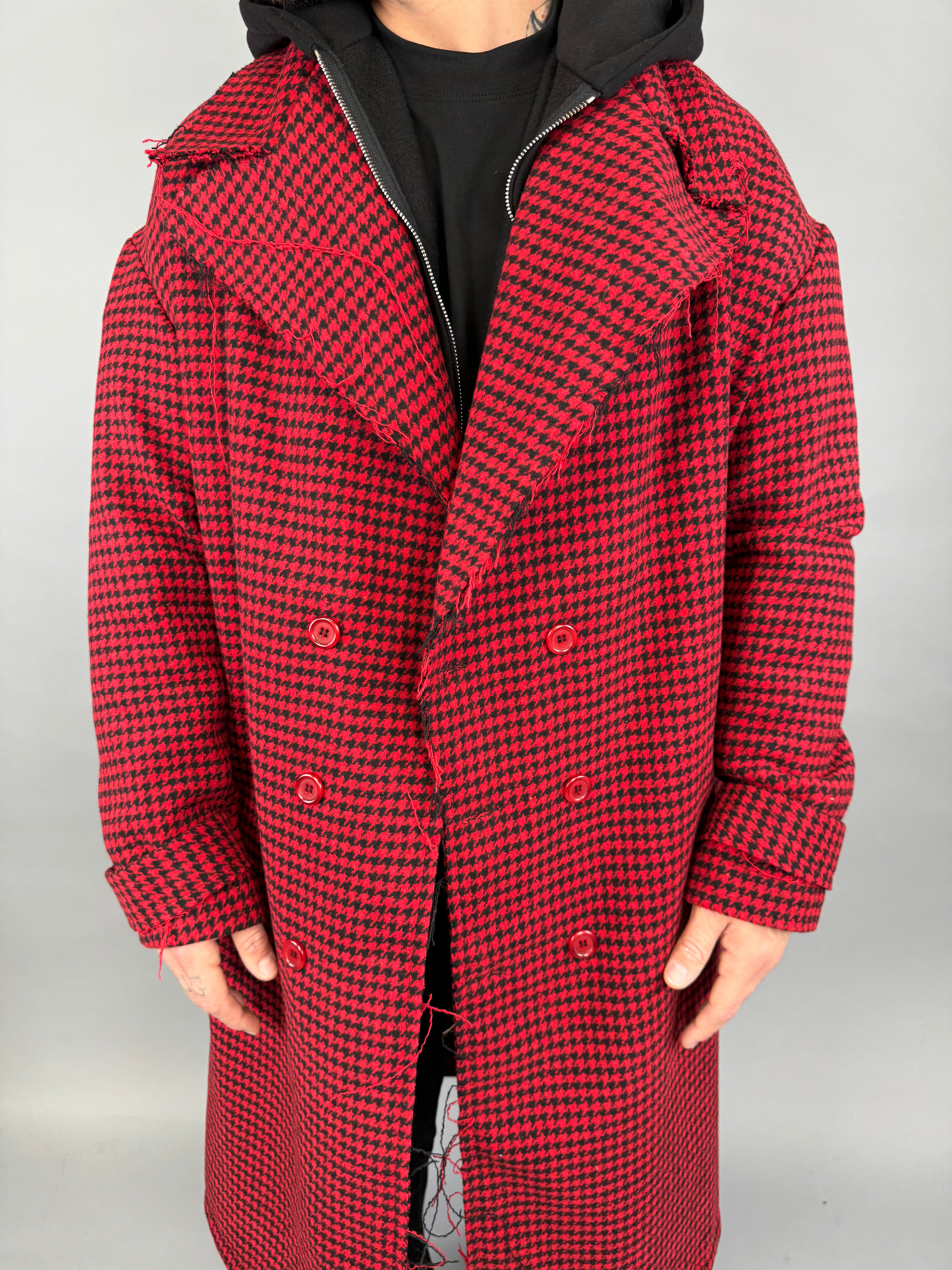 Cappotto Square Rosso