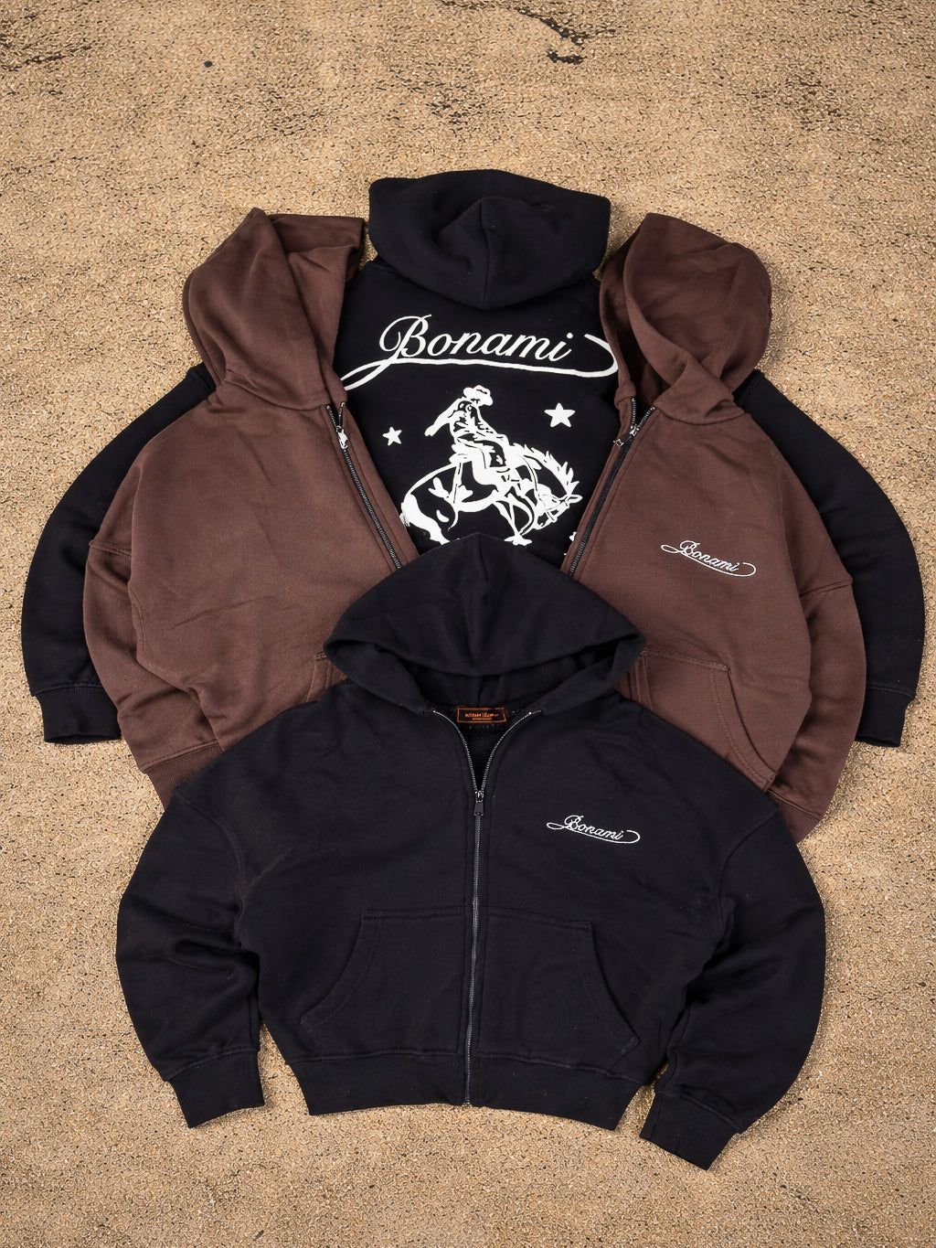 Hoodie Rodeo Black