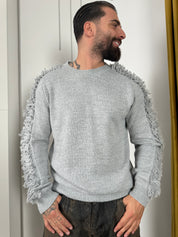 Maglione Rouches Grigio