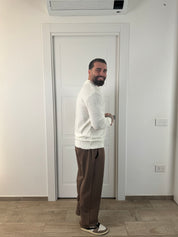 Pantalone Spacchetti Manolana Moka