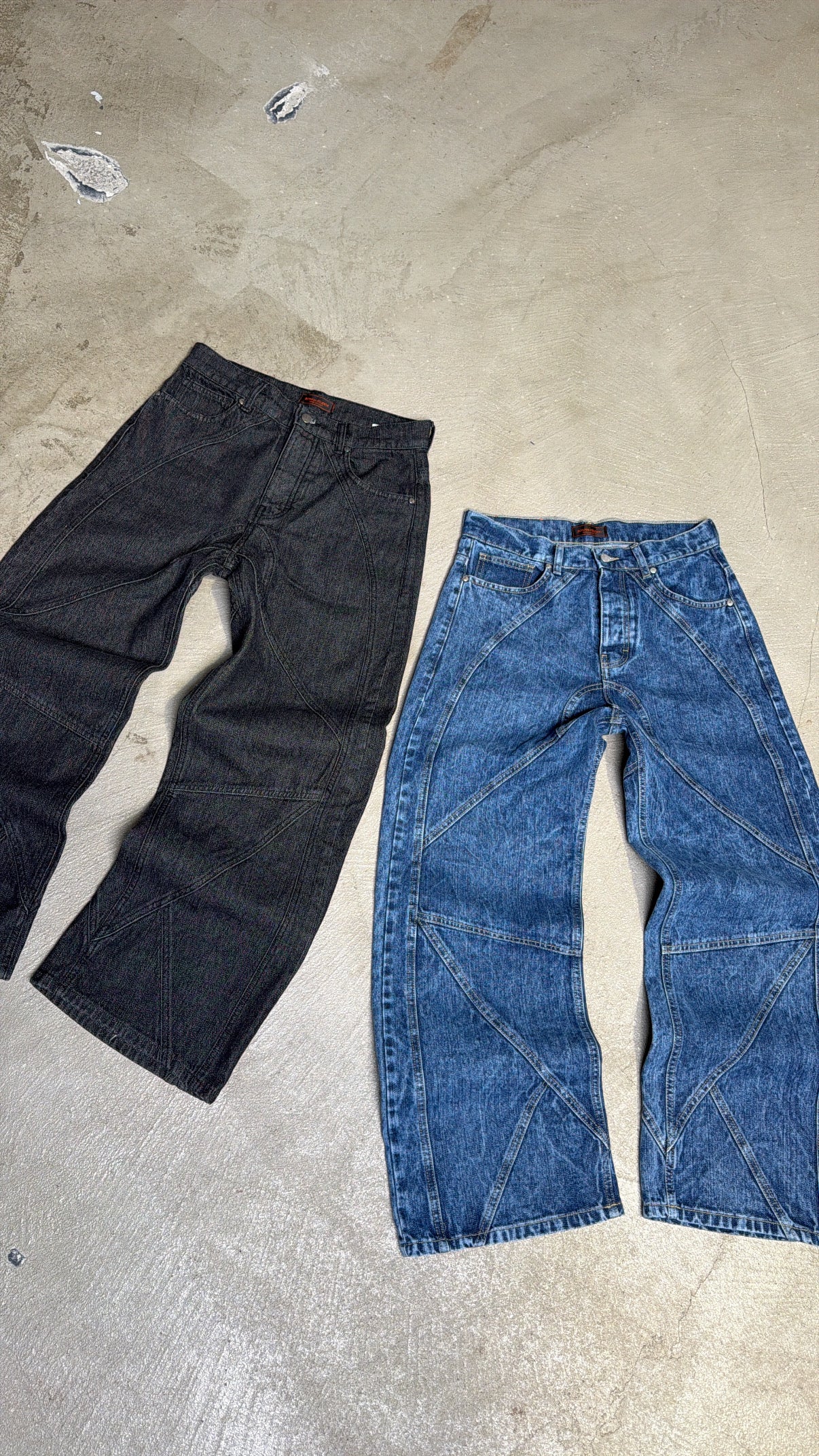 Jeans Diagonal Blue