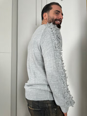 Maglione Rouches Grigio