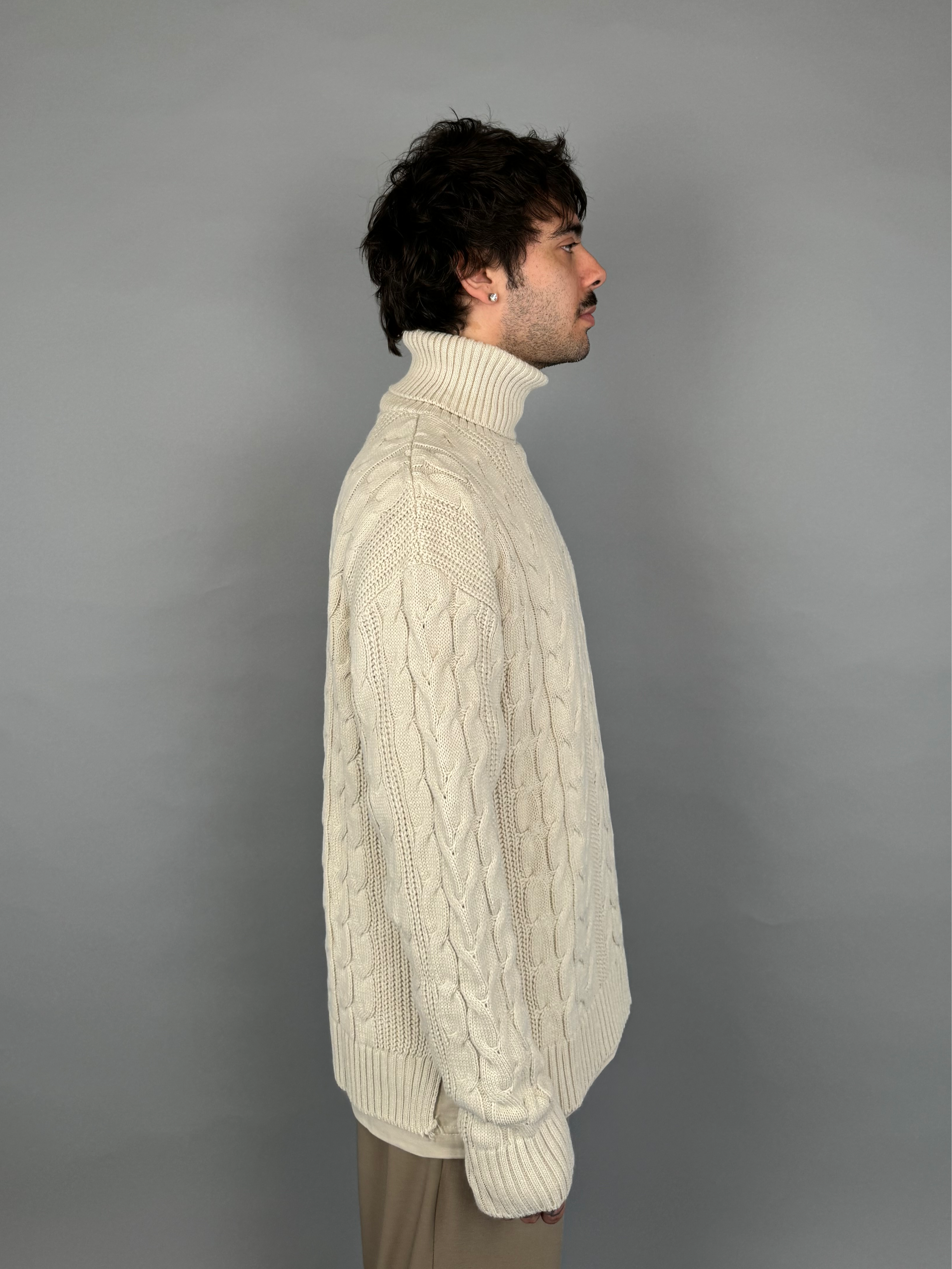 Maglione Twist Beige