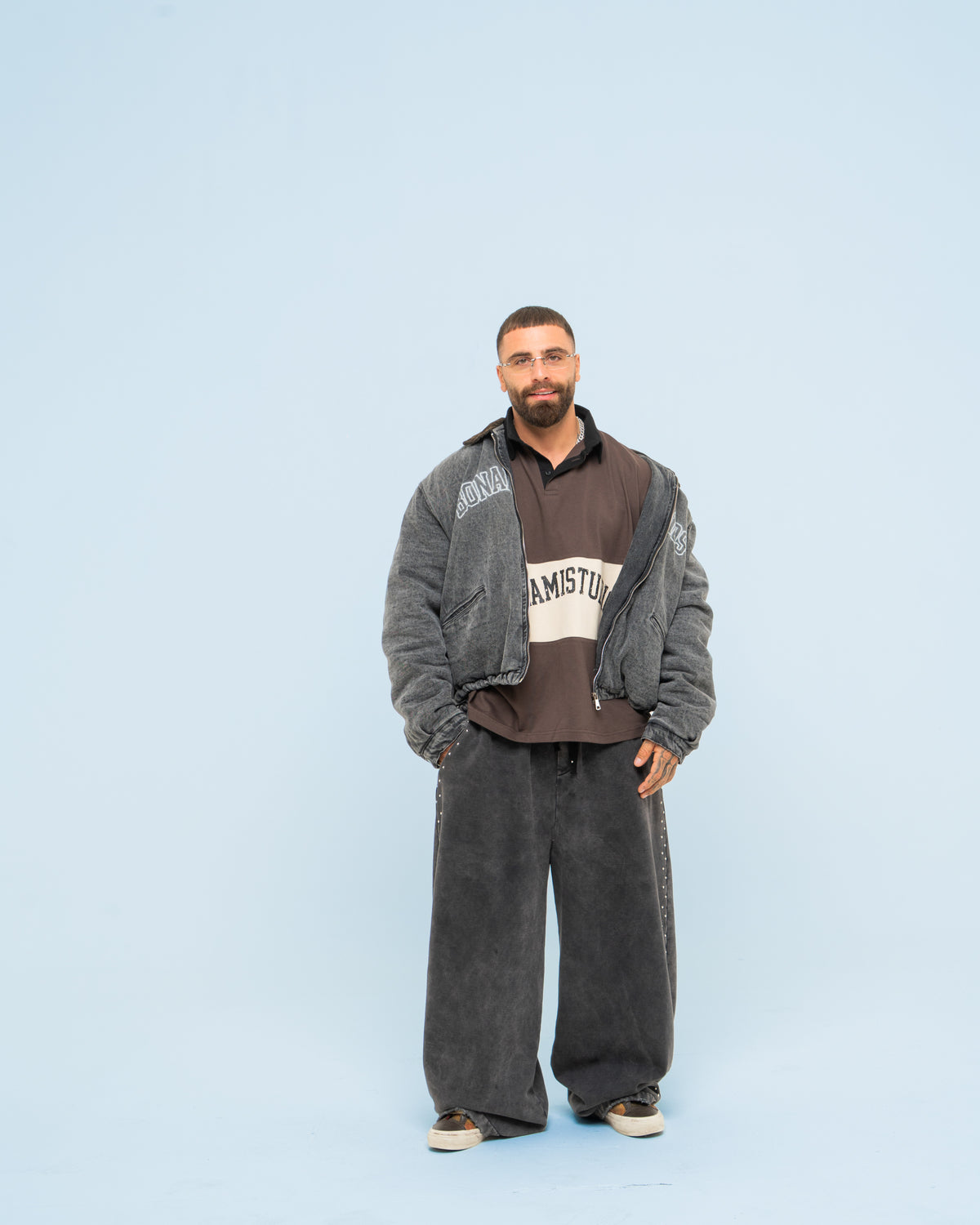 Washed Detroit Work Jacket BLACK