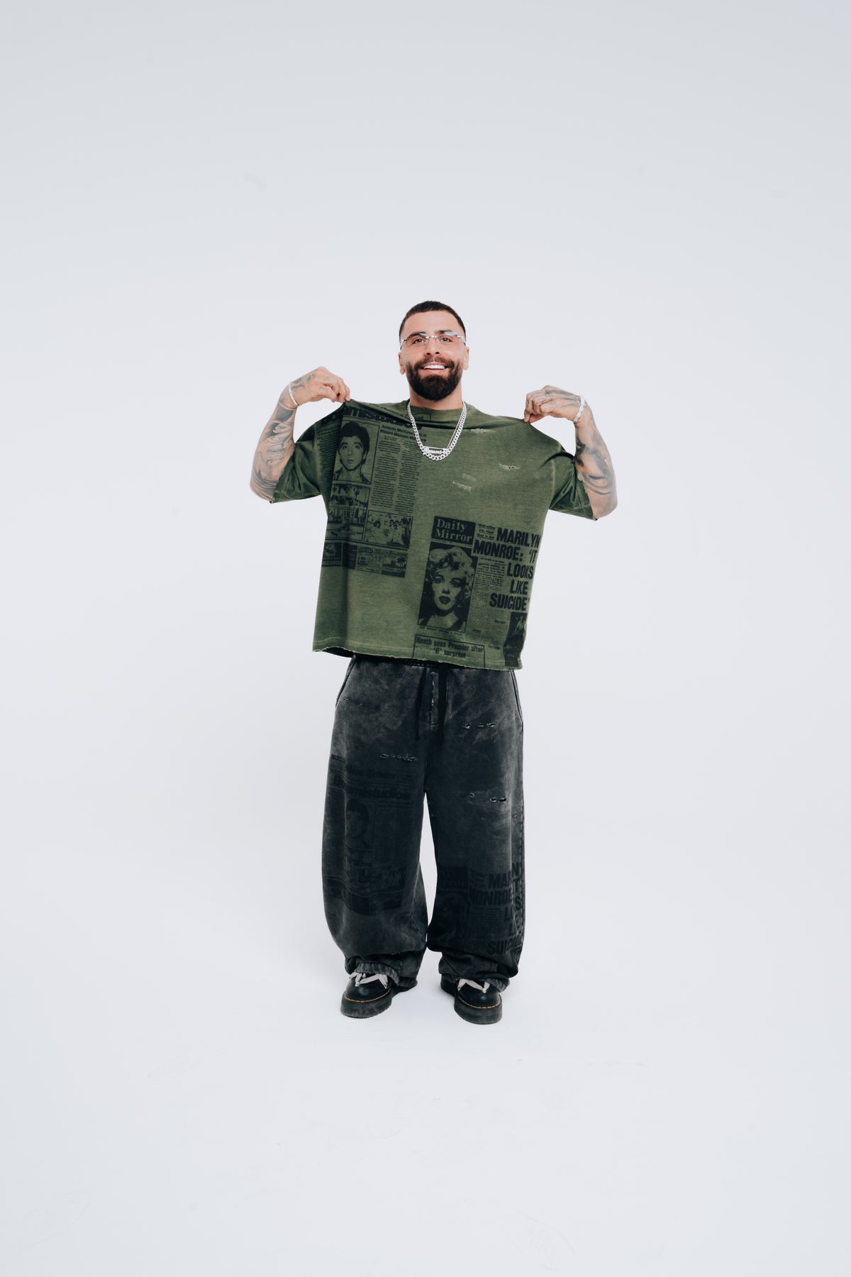 Breaking News Tee Green