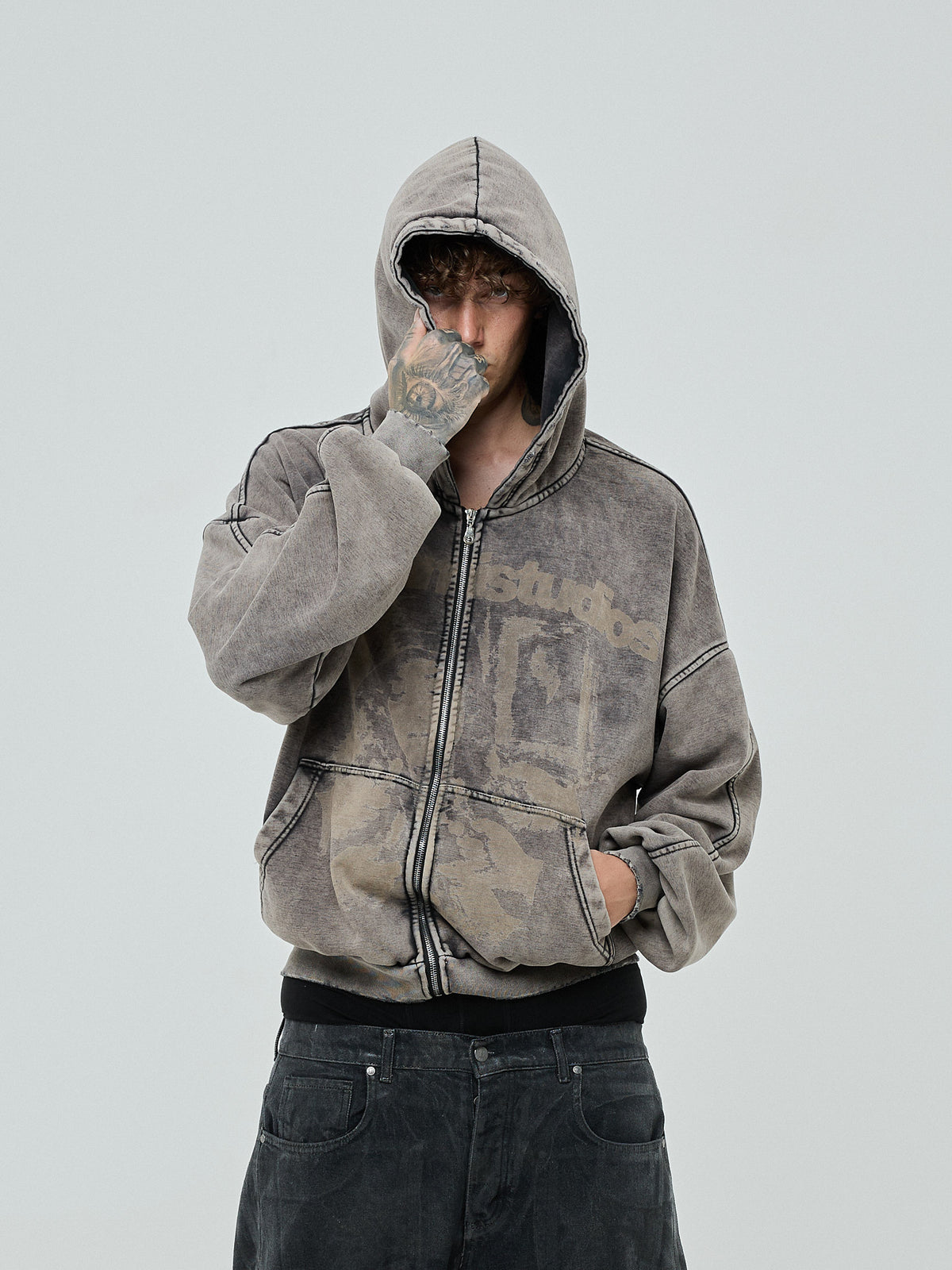 Hoodie Burning Desire Black