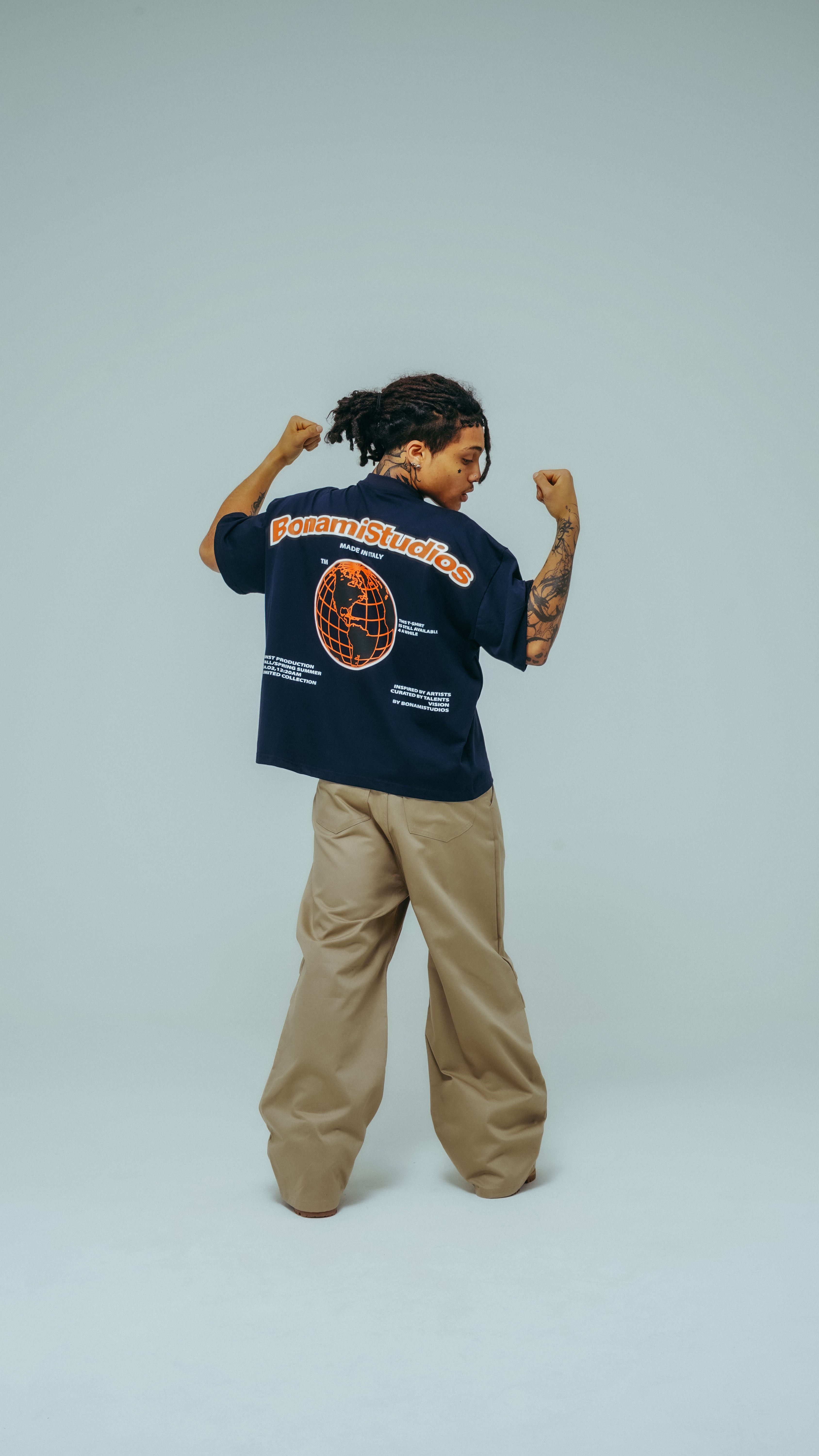 T-shirt Global Route Blue