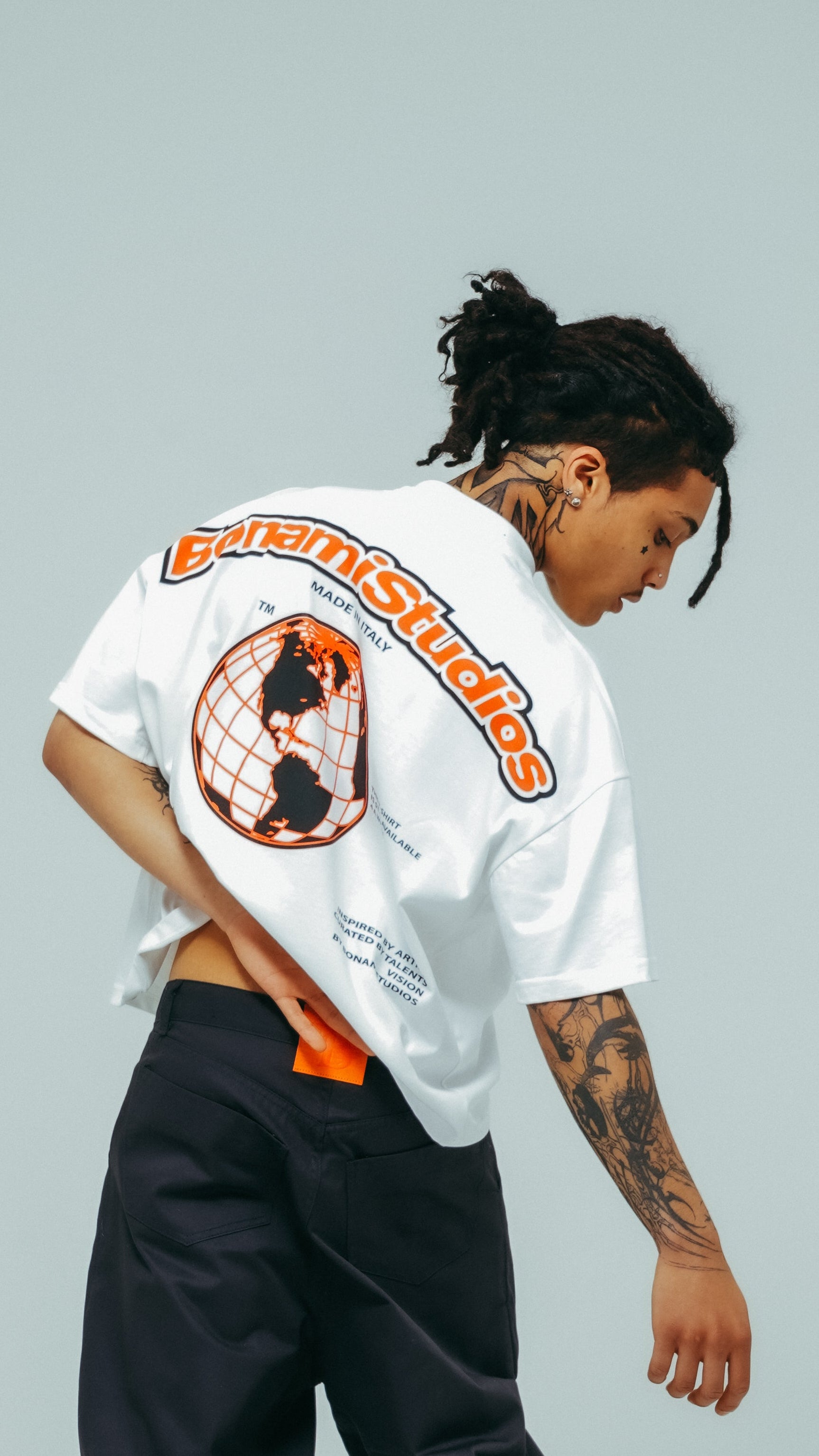 T-shirt Global Route White