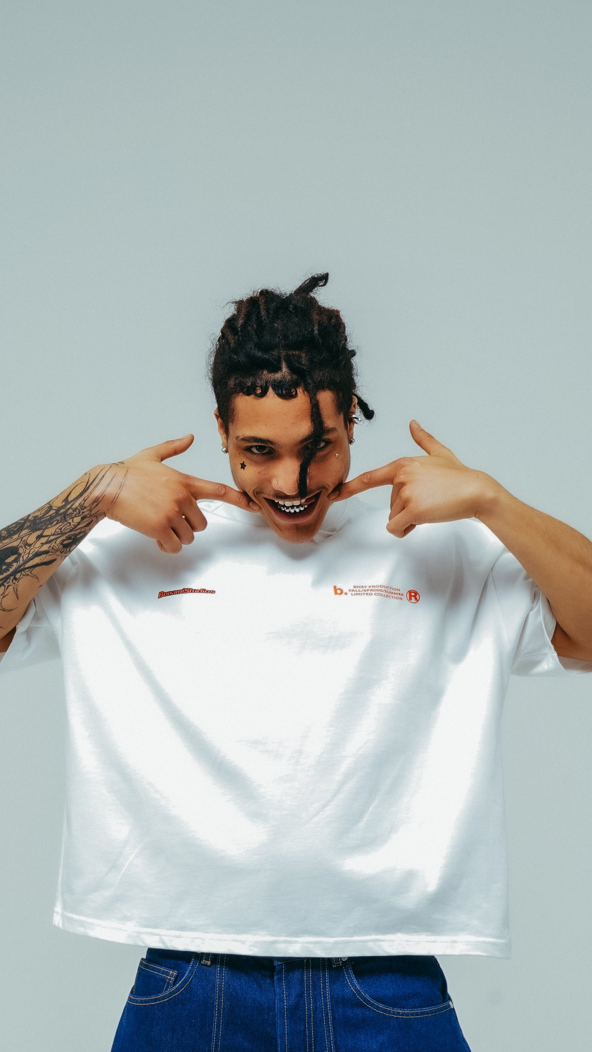 T-shirt Global Route White