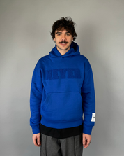 Felpa Hoodie Blu