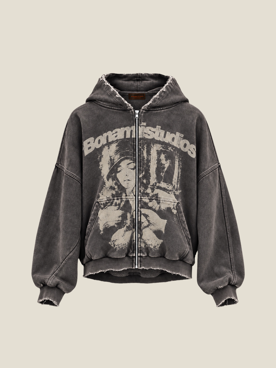Hoodie Burning Desire Black