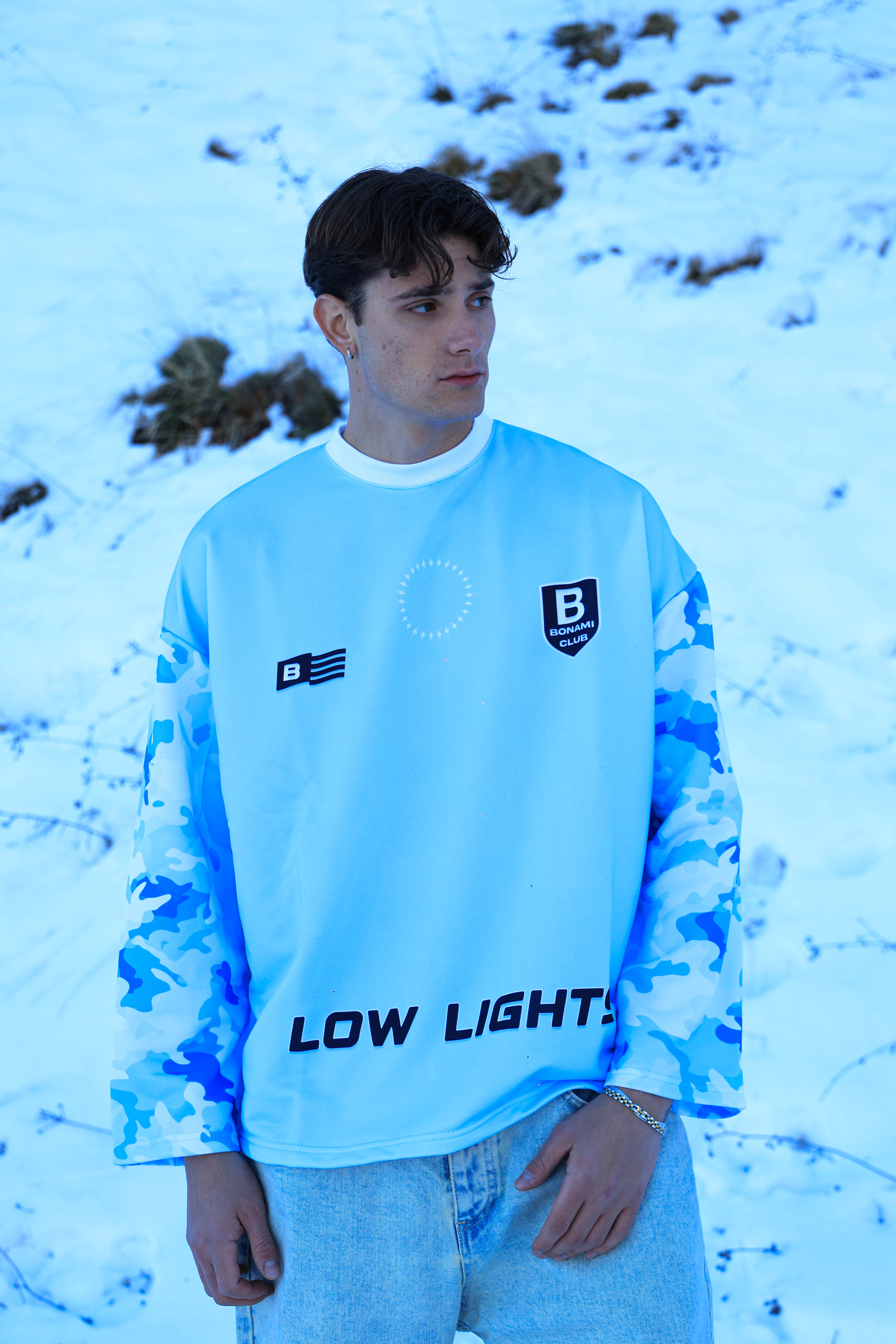 Long Sleeves Camo Club Sky