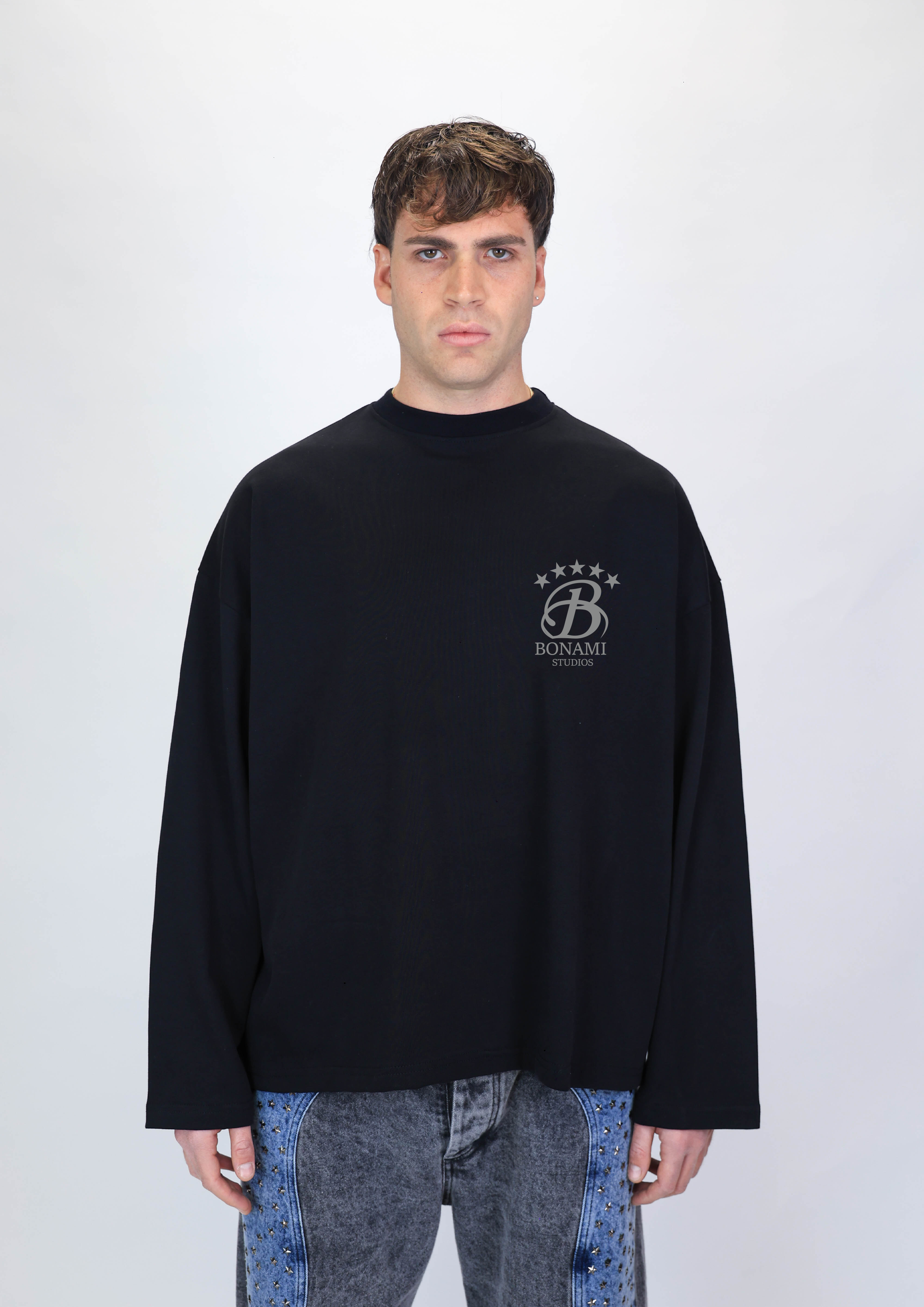 Long Sleeves B Star Black