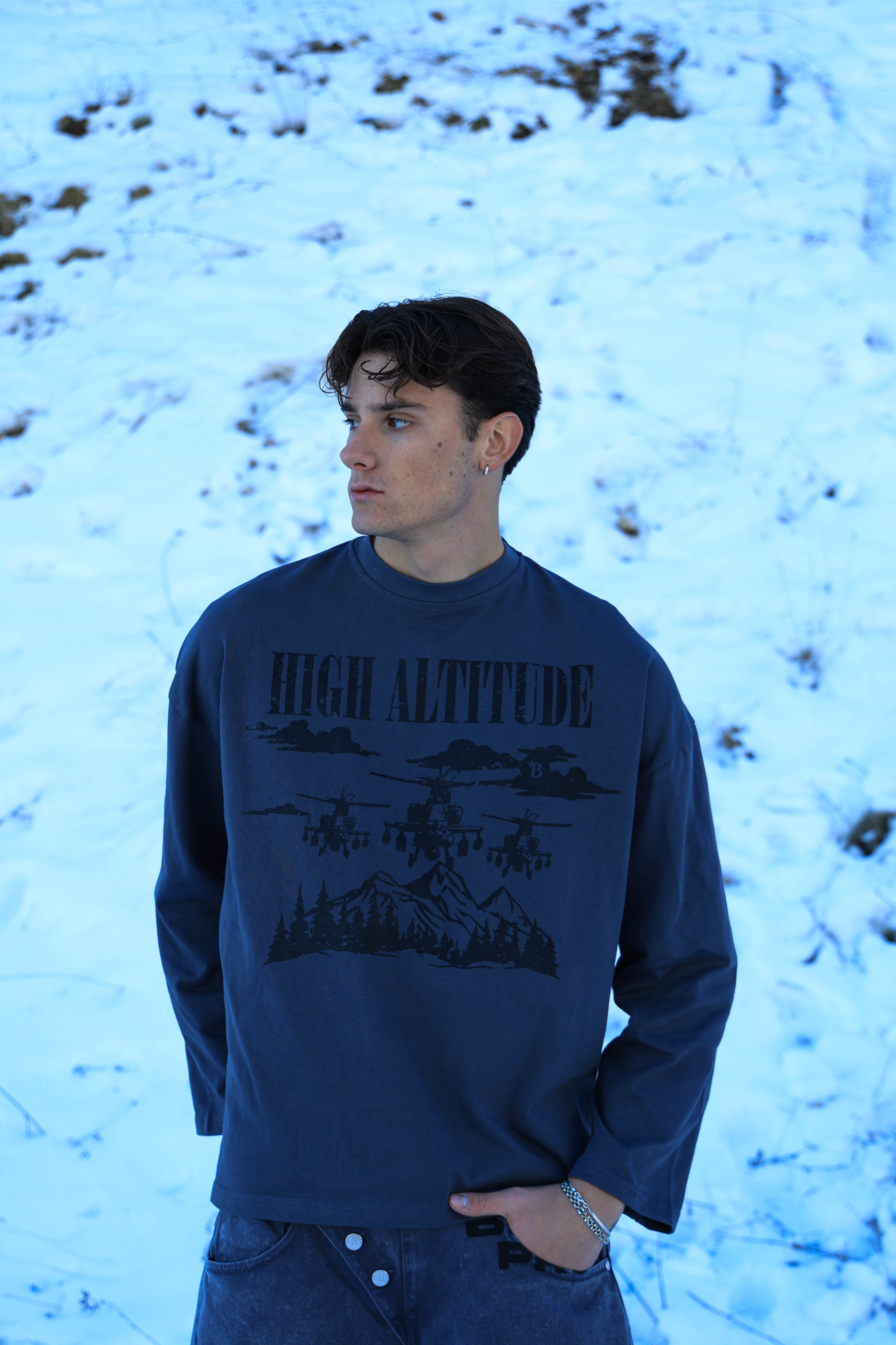 Long Sleeves High Altitude Lead Grey