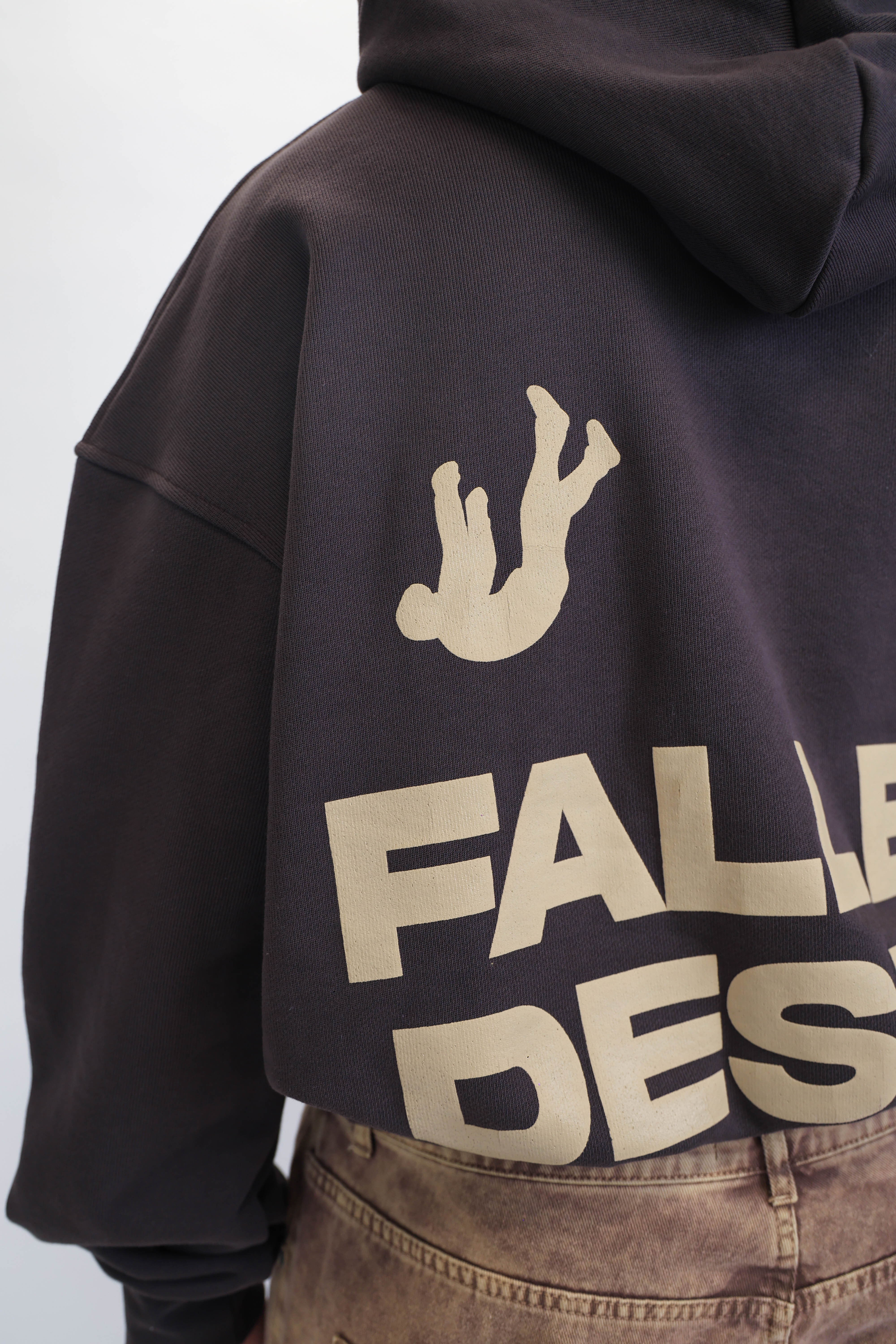 Hoodie Fallen Desire Brown